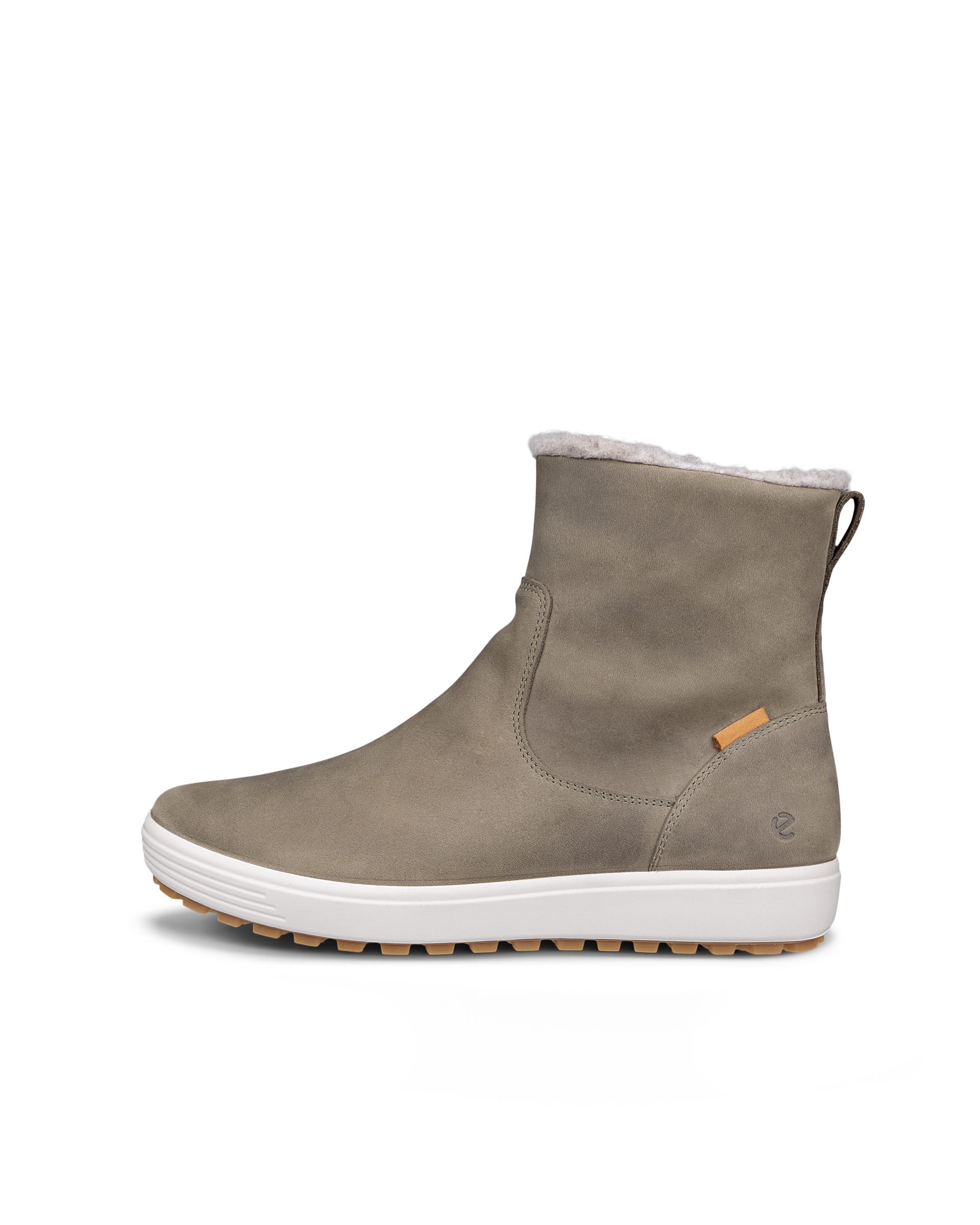 ECCO® SOFT 7 TRED mellemhøj vandtæt støvle i nubuck til damer - Grøn - Outside