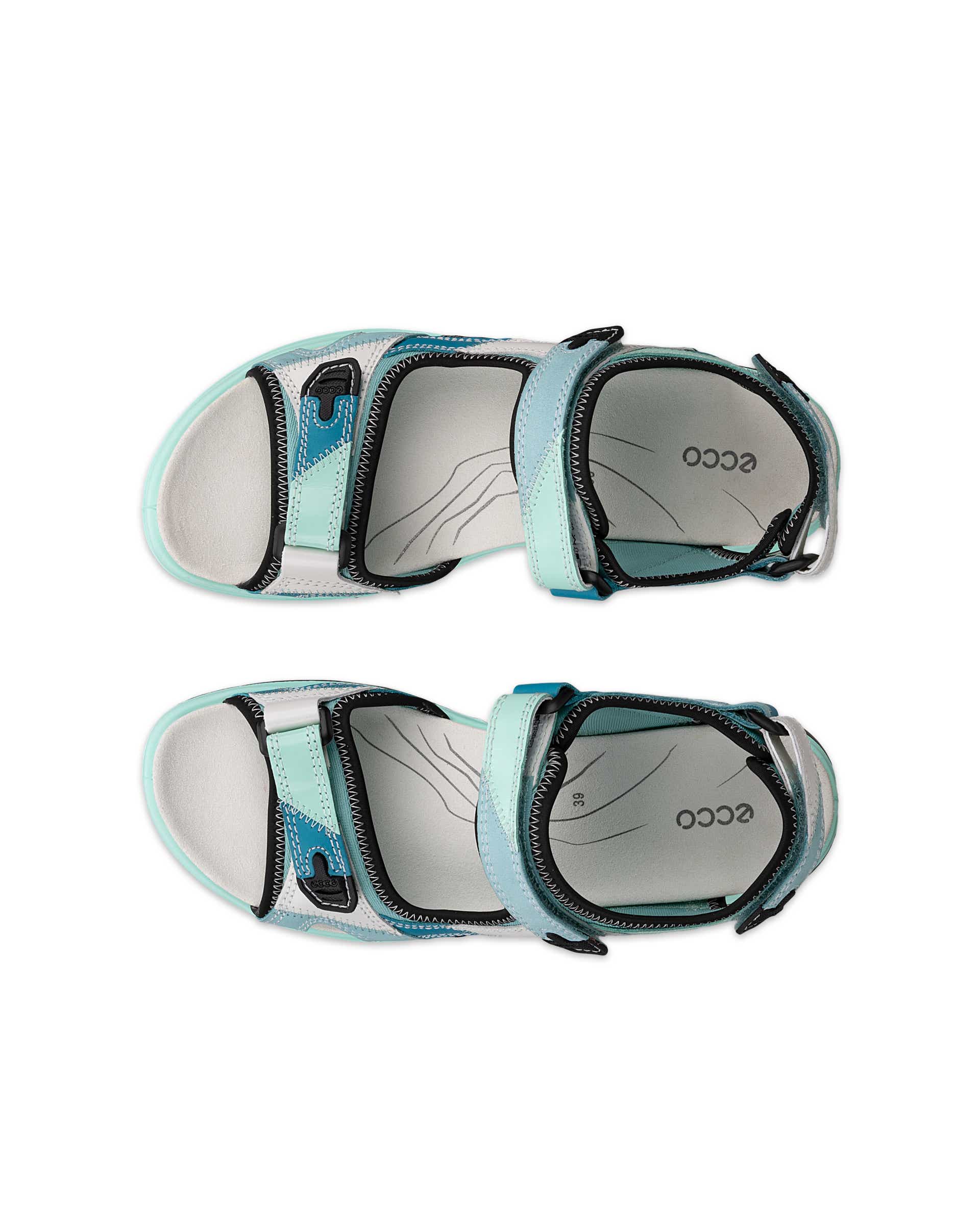 Dámské nubukové outdoorové sandály ECCO® Offroad - Modrá - Top left pair