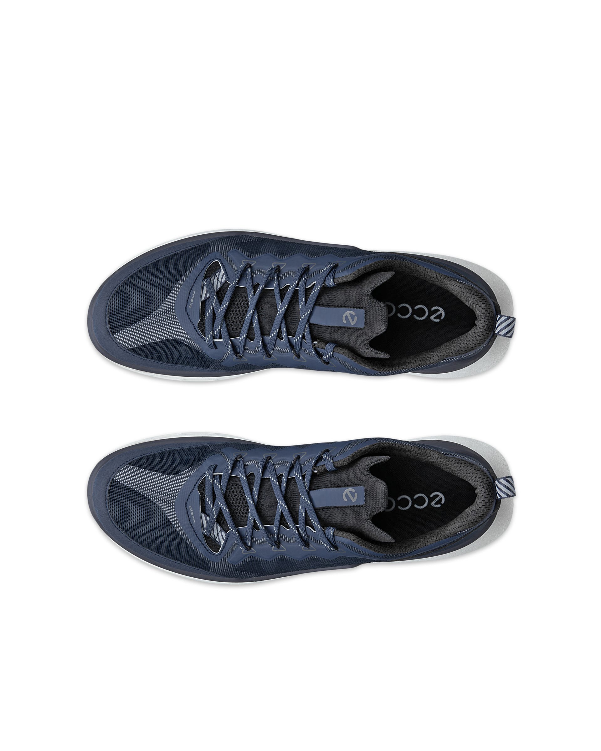 ECCO® BIOM 720 BREATHRU baskets en toile pour homme - Bleu - Outside