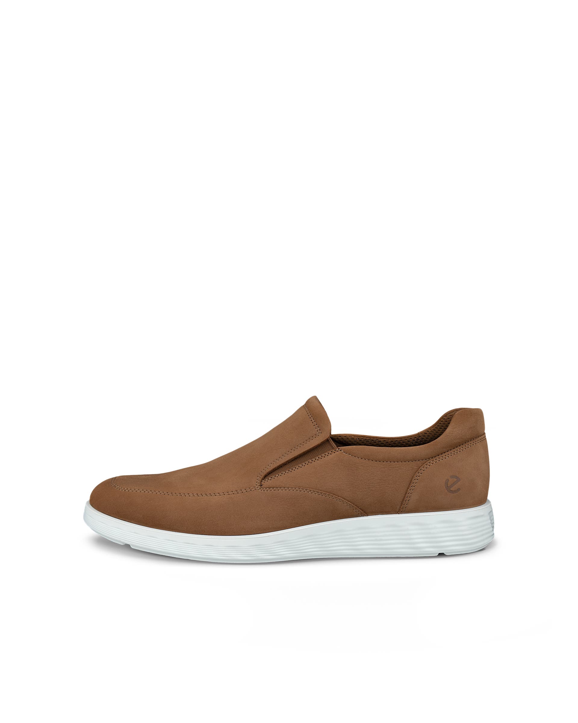 Men's ECCO® Soft 7 Nubuck Sneaker | Brown