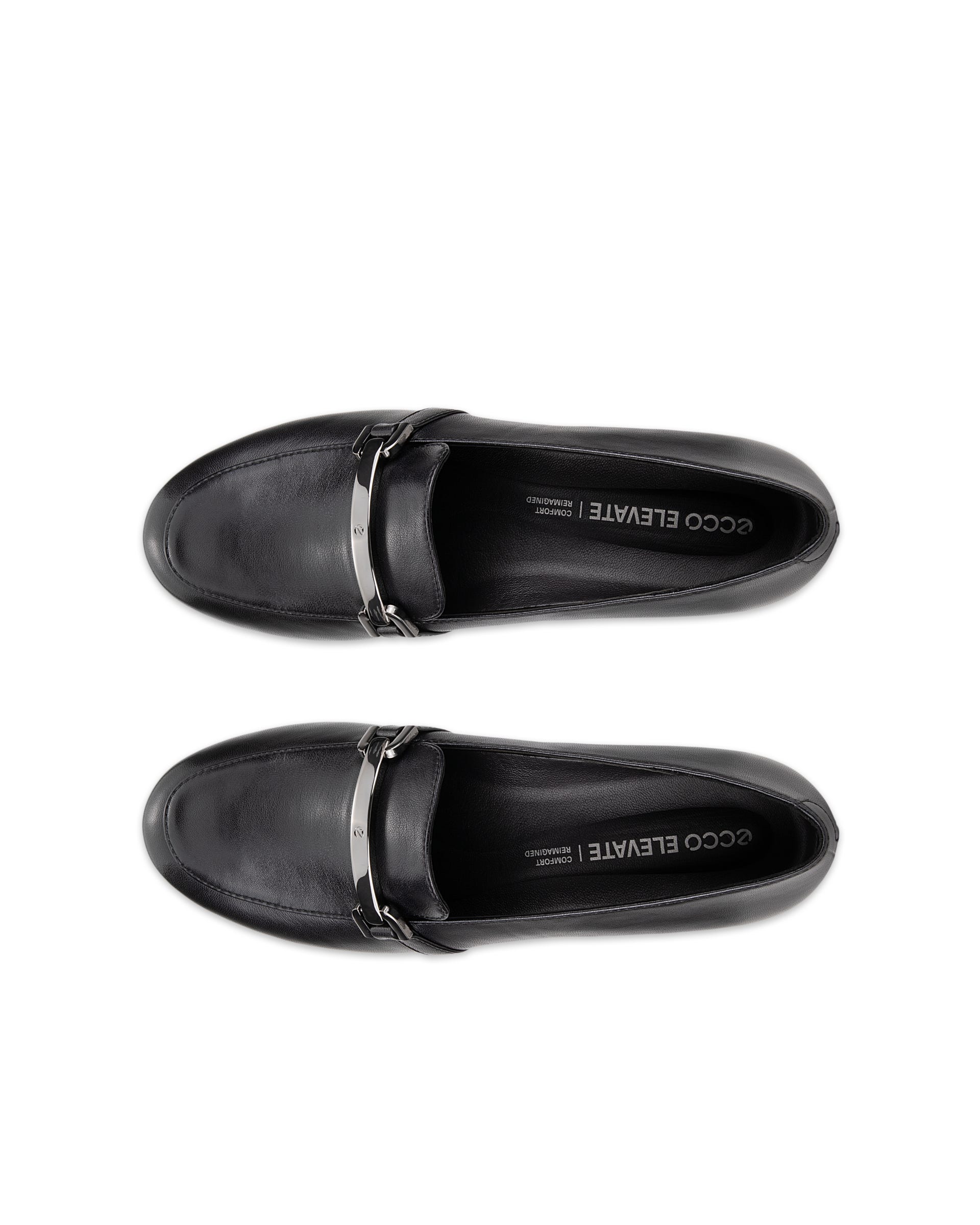 ECCO® ELEVATE 15 mocassins en cuir pour femme - Noir - Outside