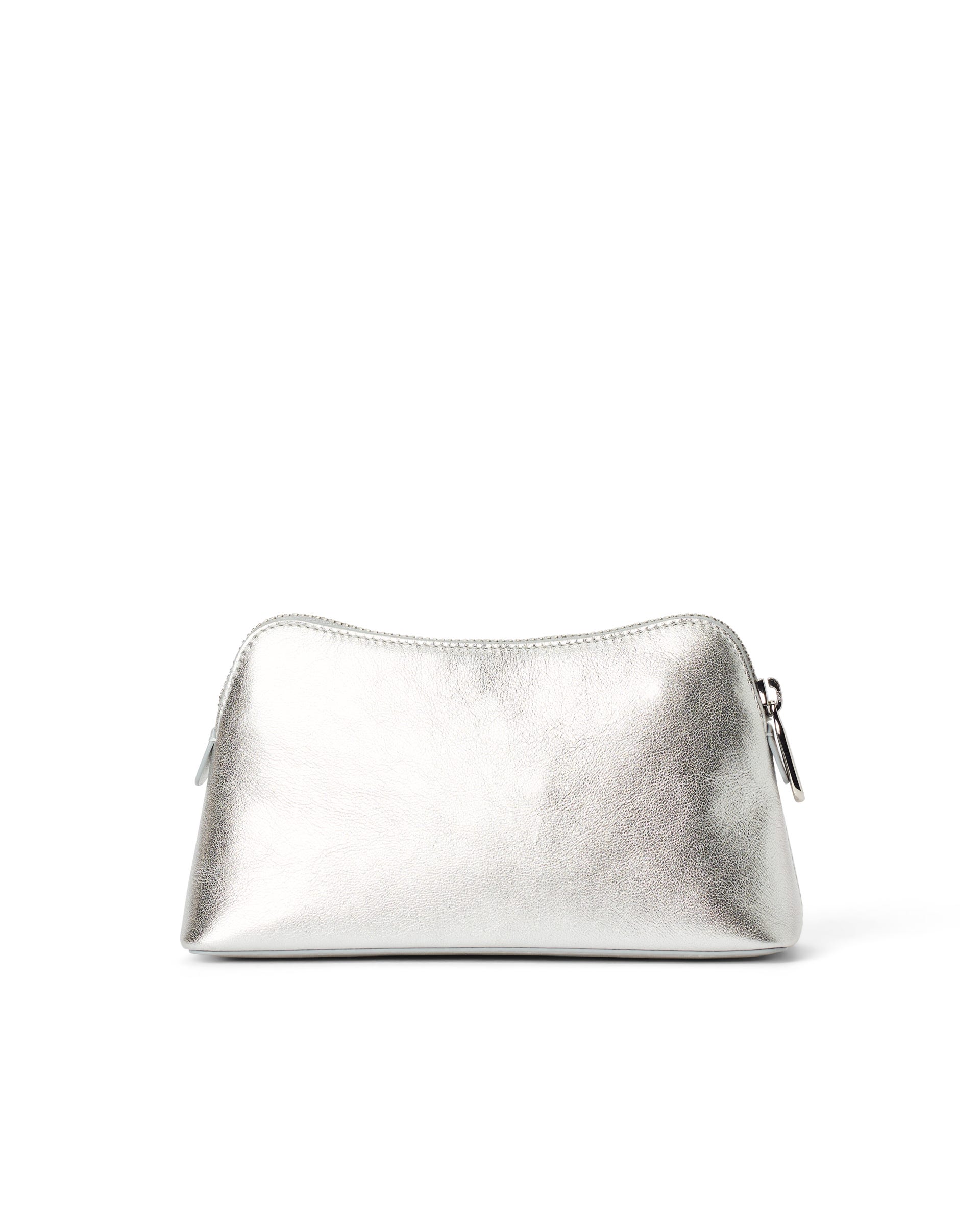 ECCO® COSMETIC POUCH odinė rankinė moterims - Sidabrinė - Main