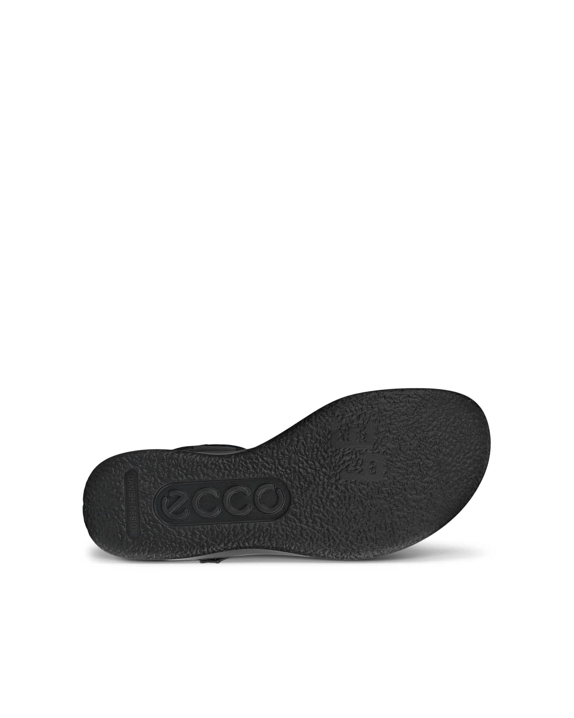 ECCO® Flowt LX ženske kožne sandale na platformu - Crna - Sole