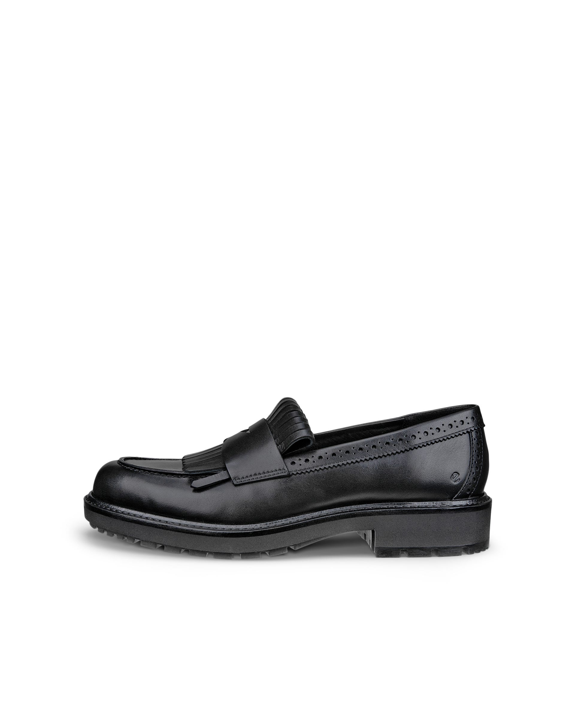 Women's ECCO® METROPOLE OSLO Leather Loafer - Black - Outside