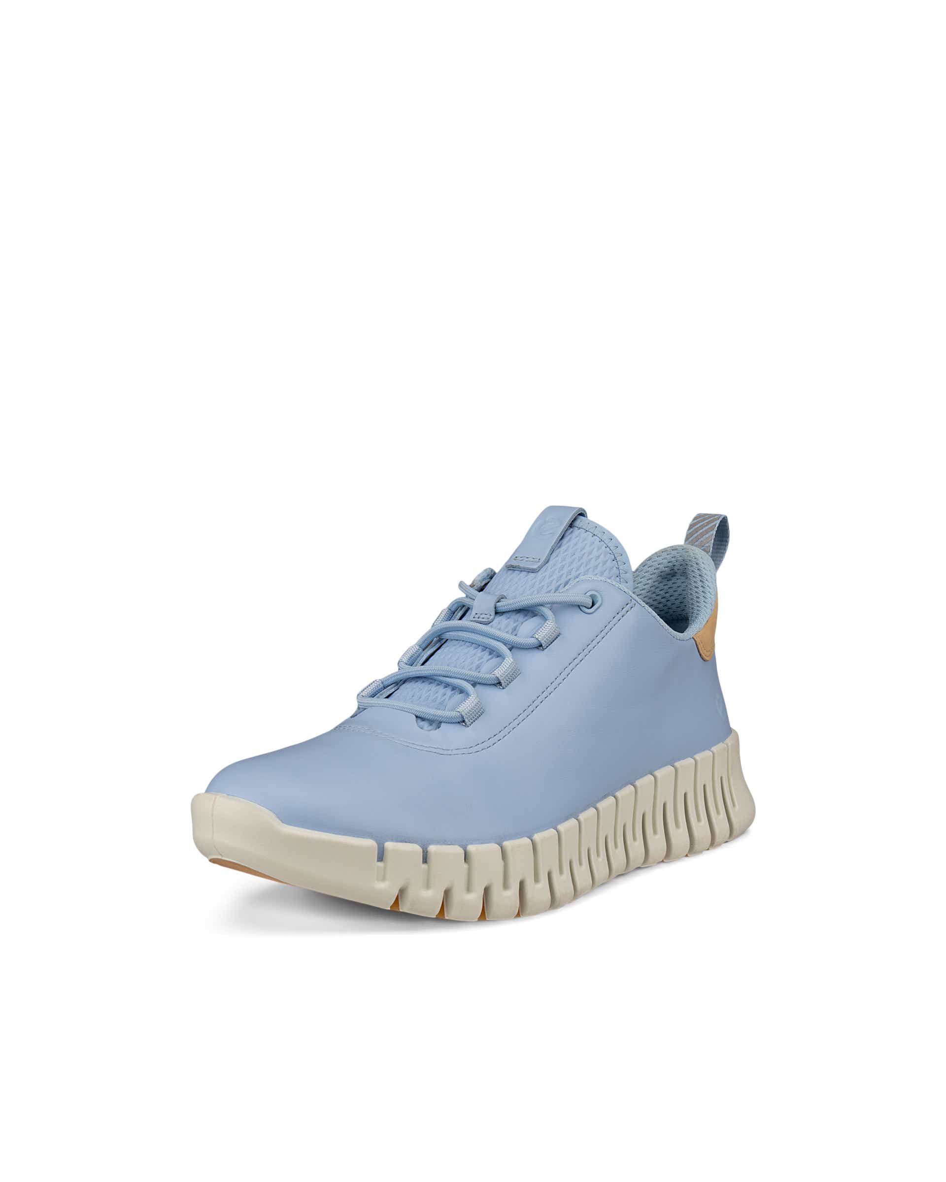 Women's ECCO® Gruuv Leather Sneaker - Blue - Main