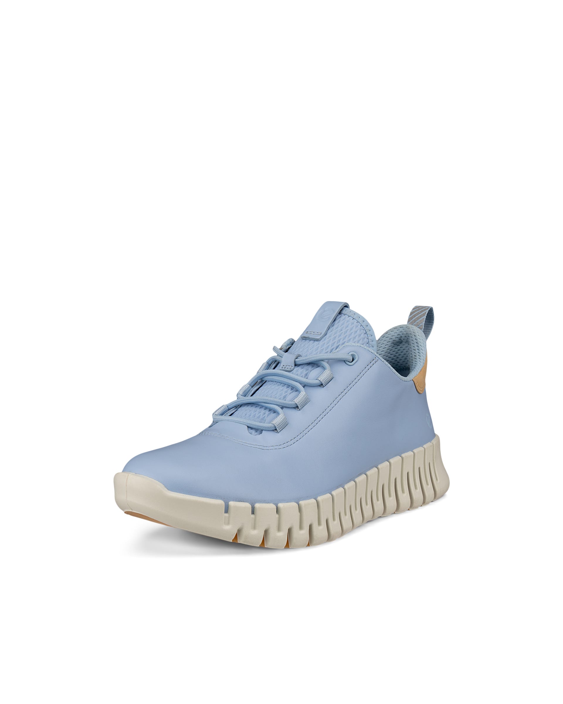 Women's ECCO® Gruuv Leather Sneaker - Blue - Main