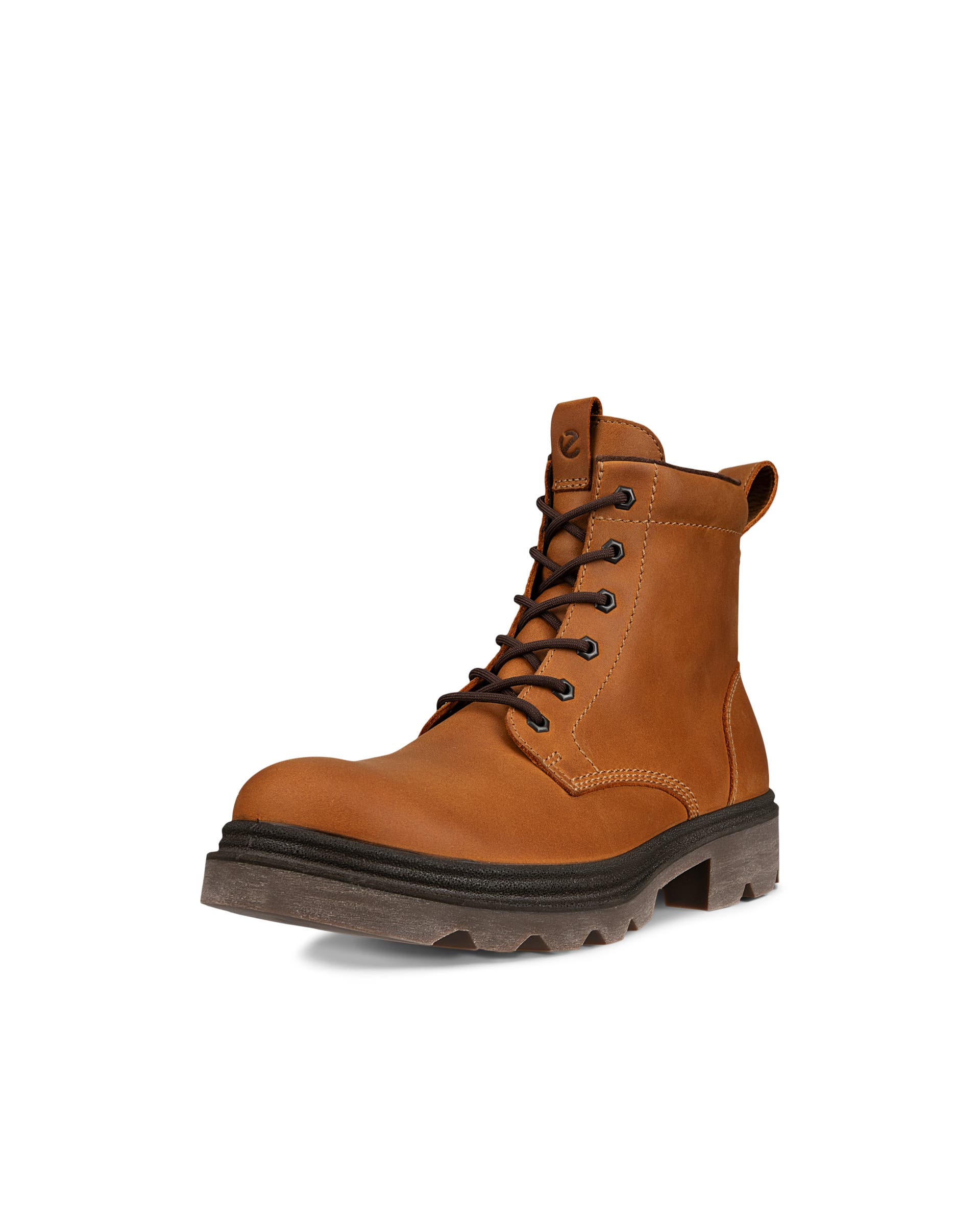 Men's ECCO® Grainer Suede Waterproof Lace-Up Boot - Brown - Main