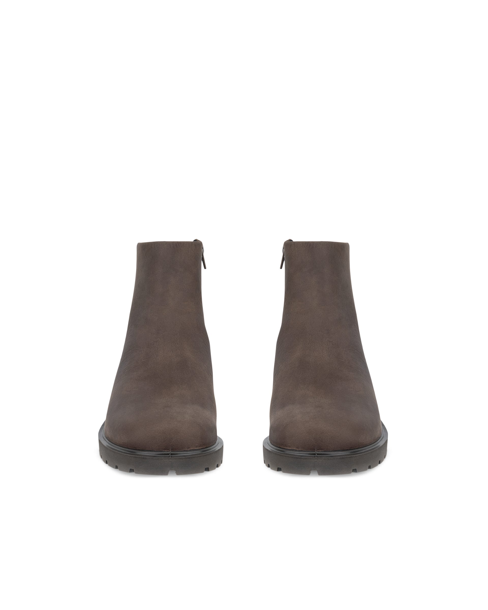 Women's ECCO® METROPOLE VIENNA Nubuck Waterproof Mid-Cut Boot - Brown - Outside