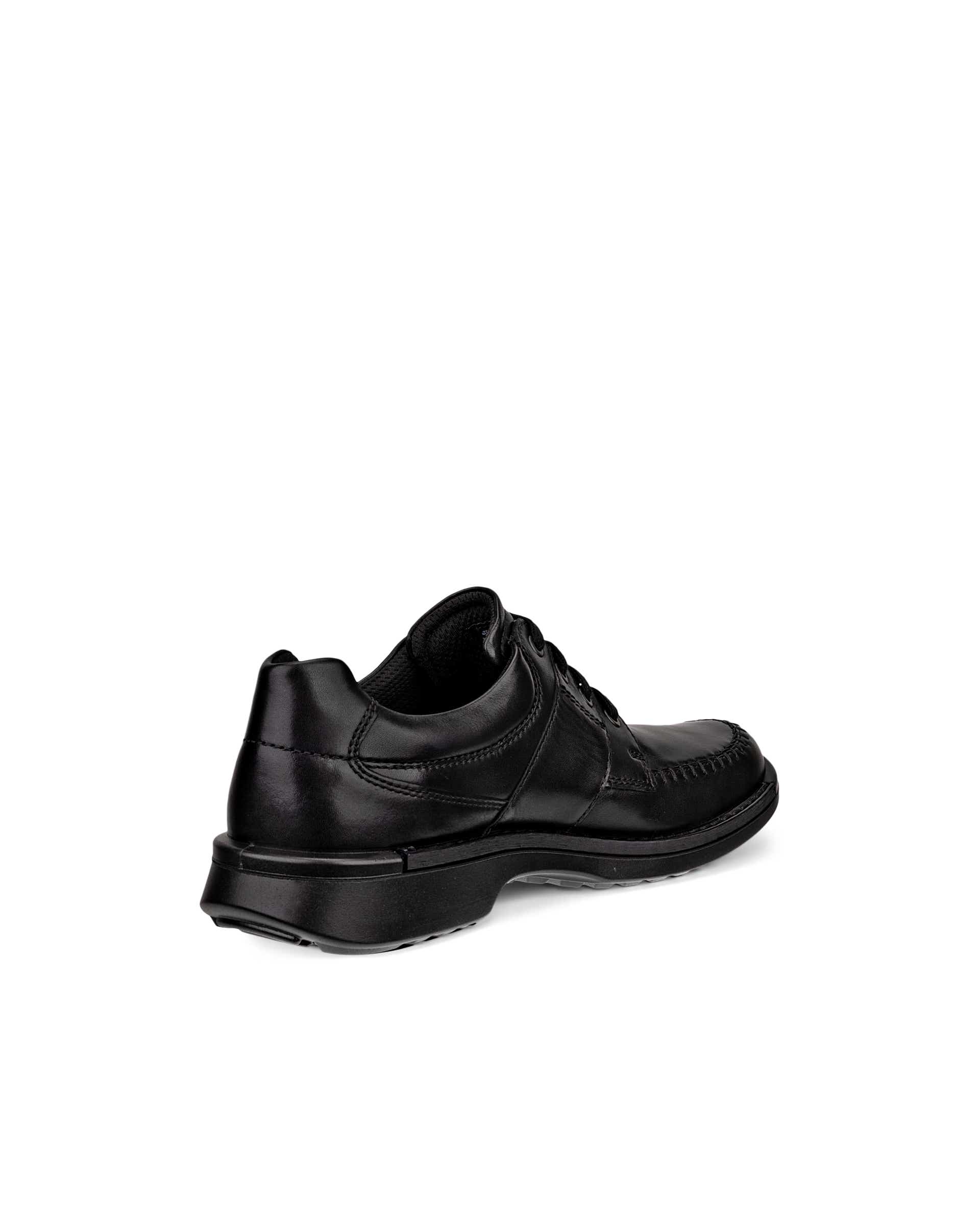 Men's ECCO® Fusion Leather Lace-Up Shoe - Black - Back