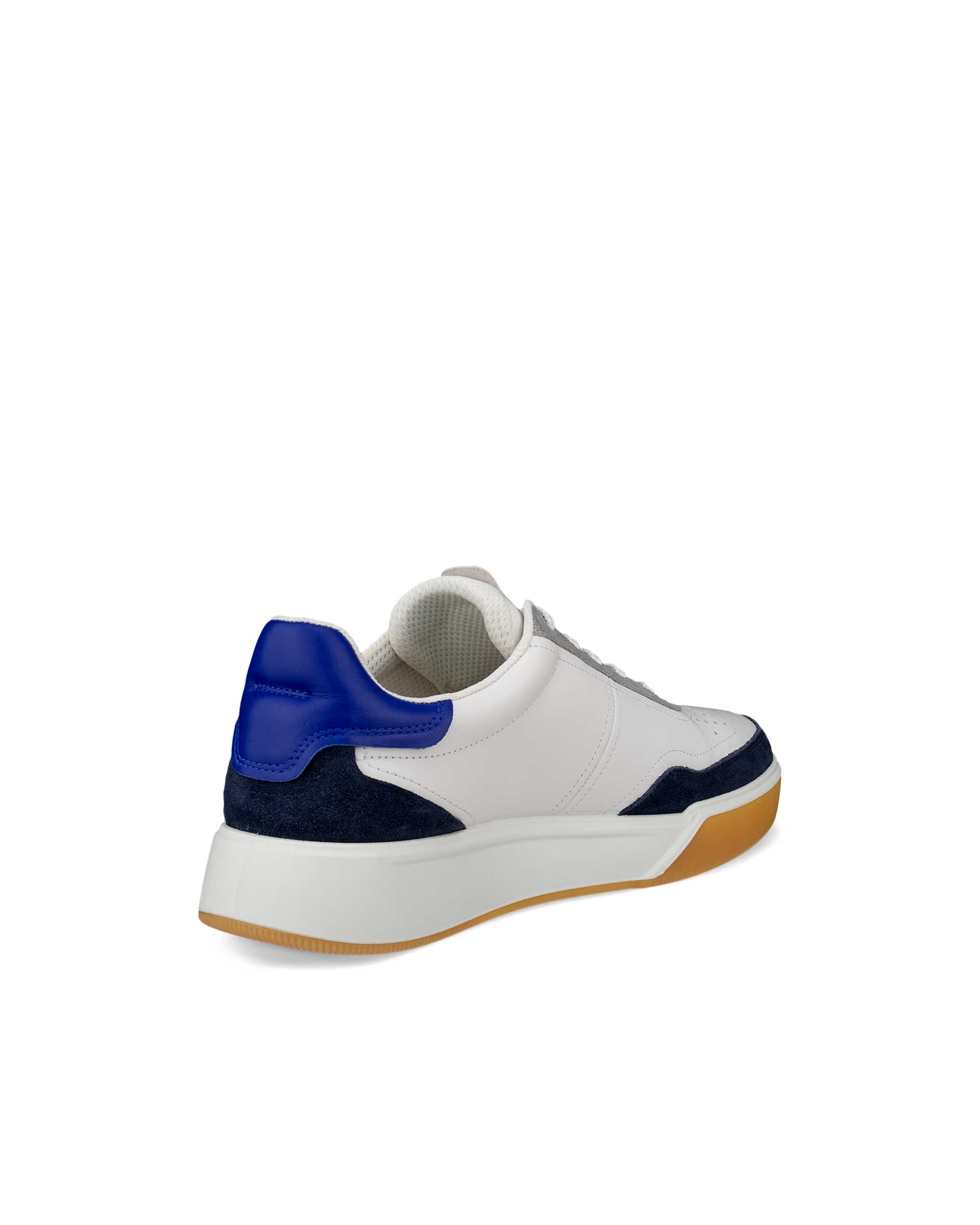 Pánské kožené tenisky ECCO® Street Court - Bílá - Back