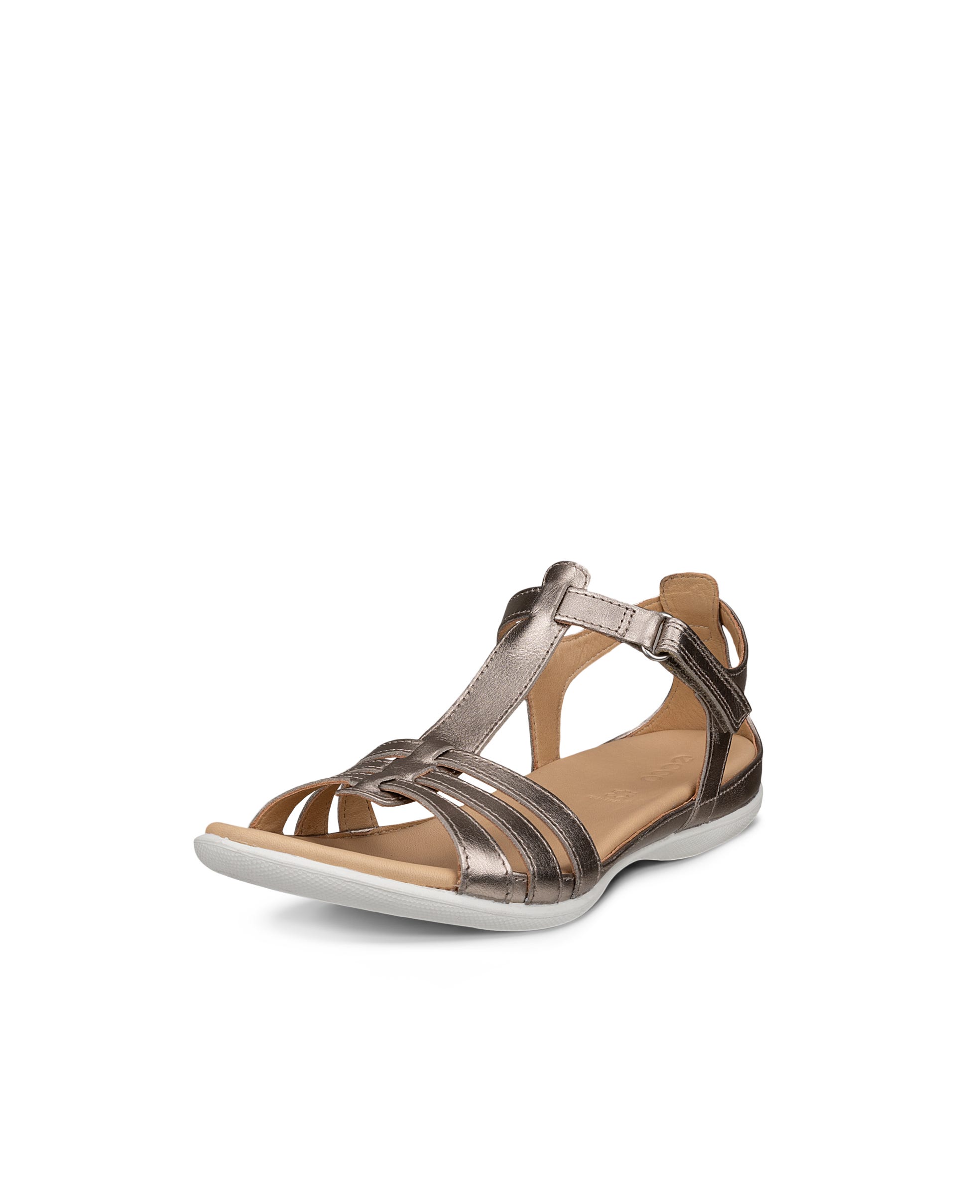 ECCO FLASH T-STRAP WOMEN'S SANDAL - Gold - Main