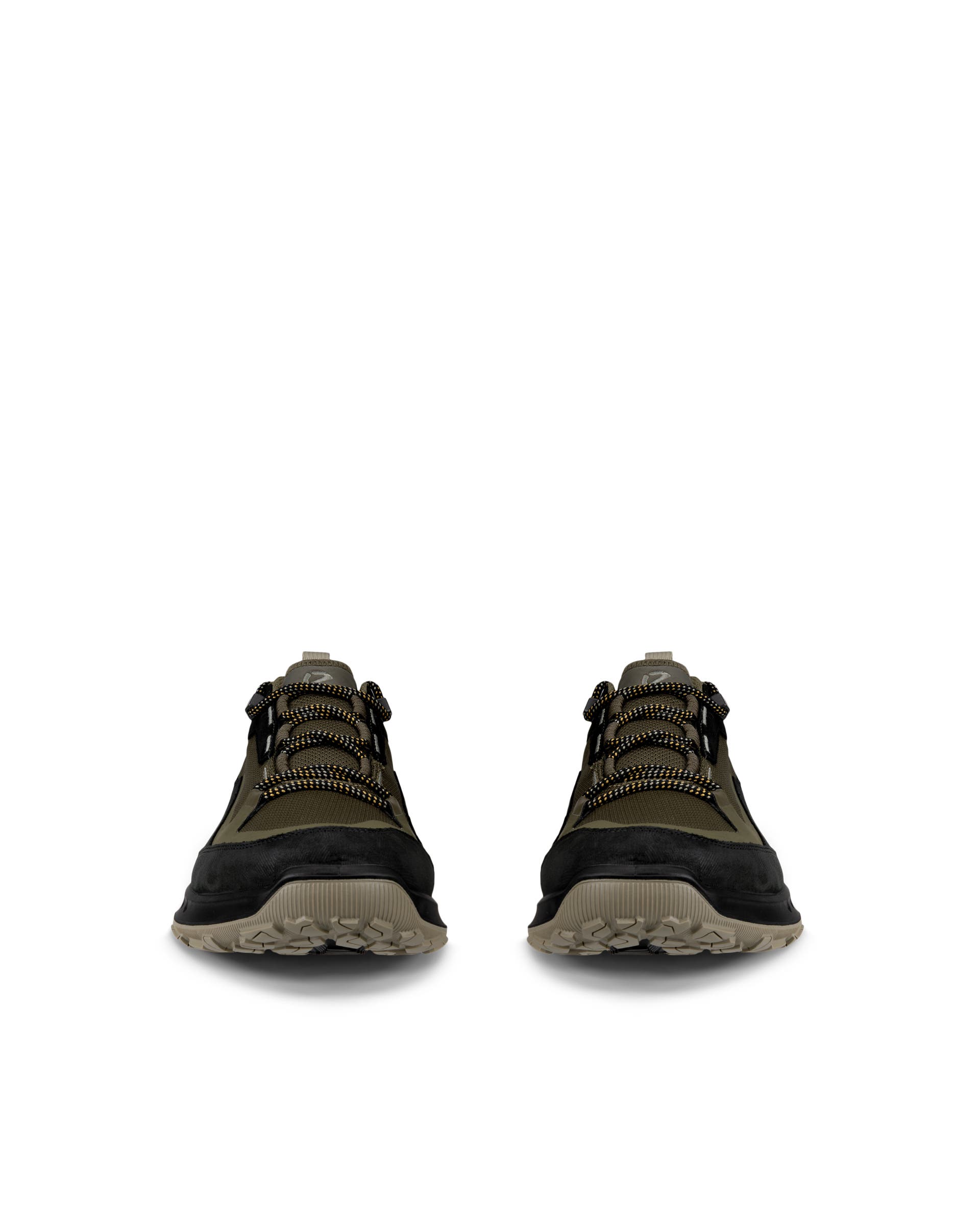 Men's ECCO® Ult-Trn Nubuck Waterproof Hiking Shoe - Green - Front pair