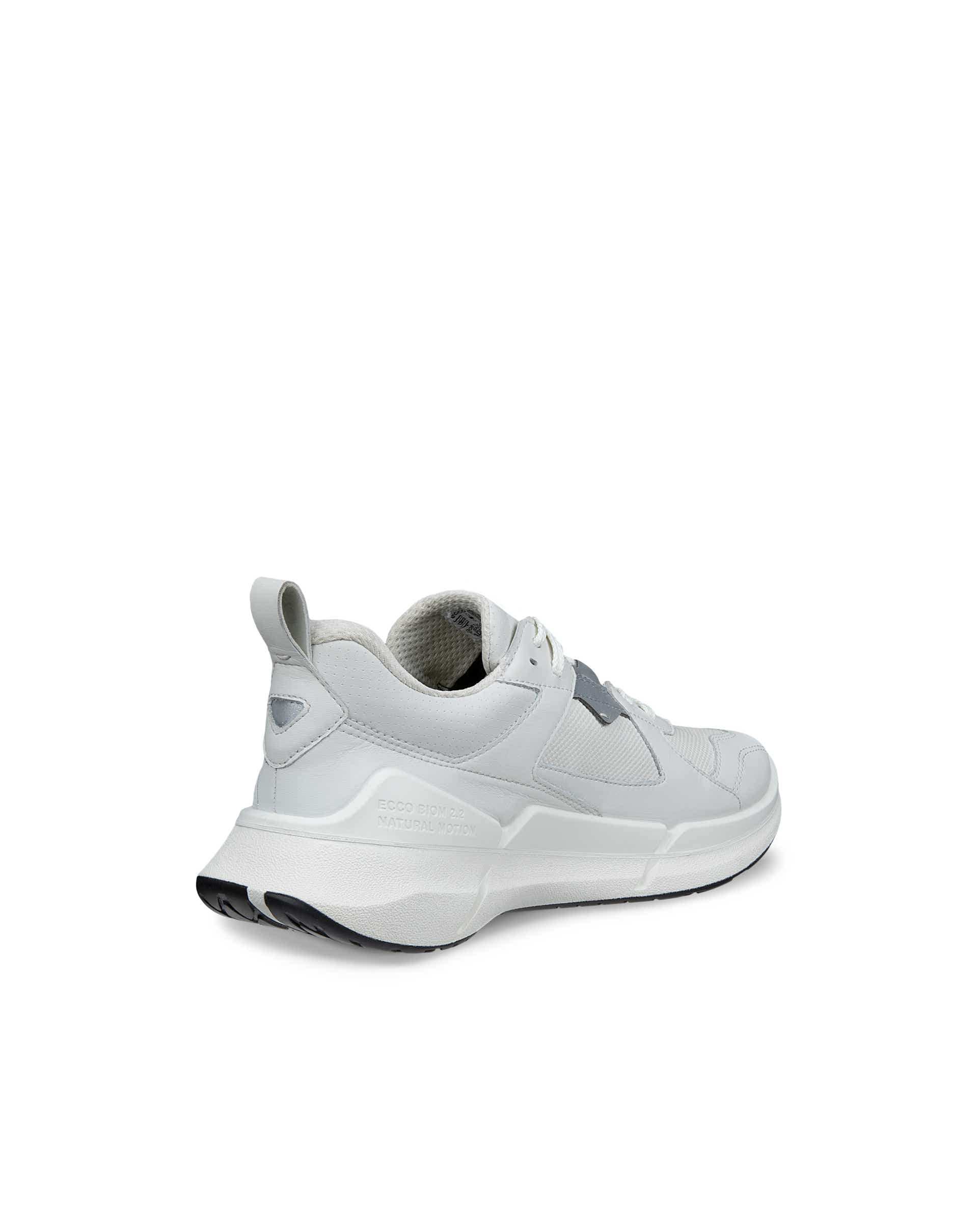 ECCO® Biom 2.2 Dames leren sneaker met Gore-Tex - Wit - Back
