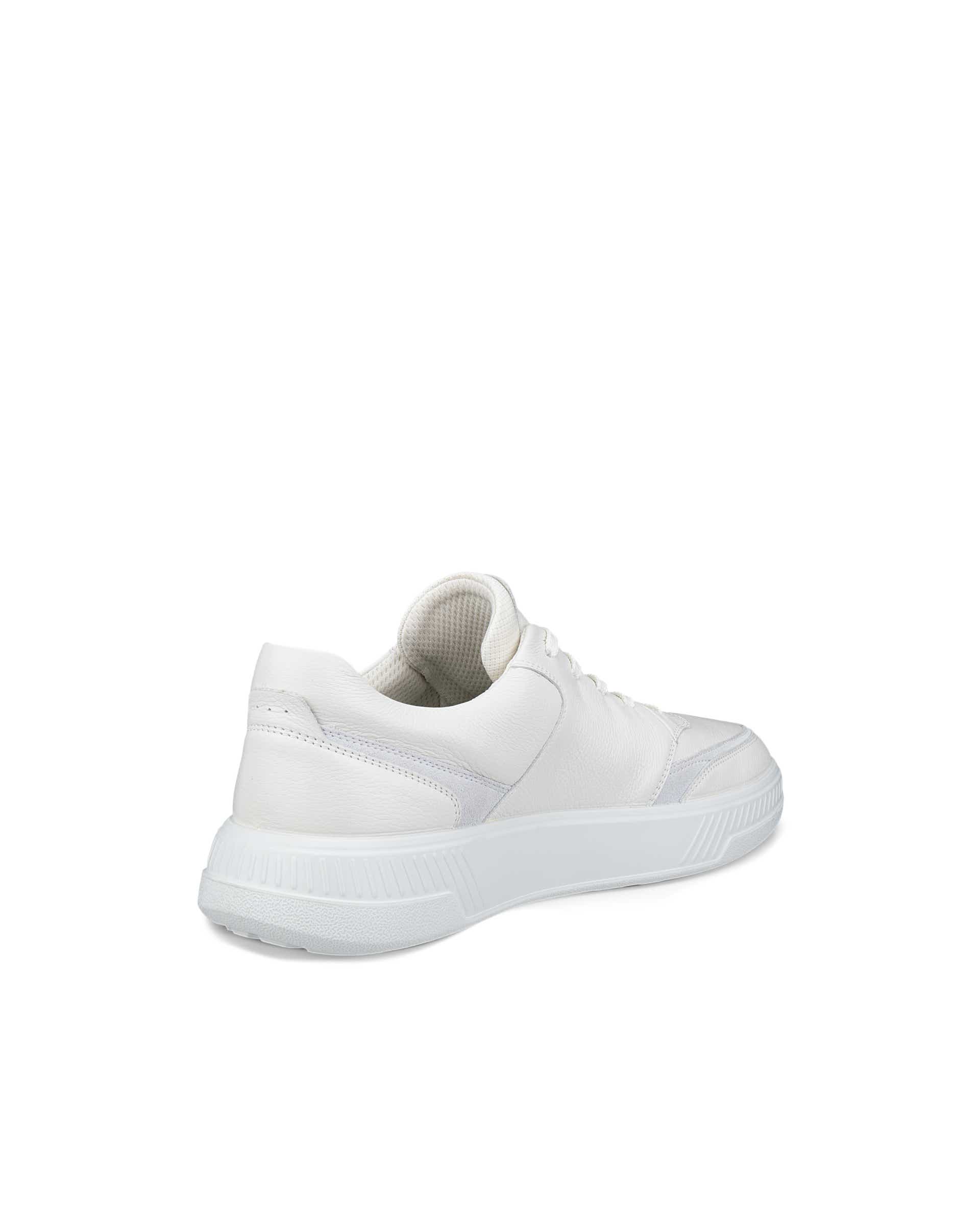 Men's ECCO® MOVE Leather Sneaker - White - Back