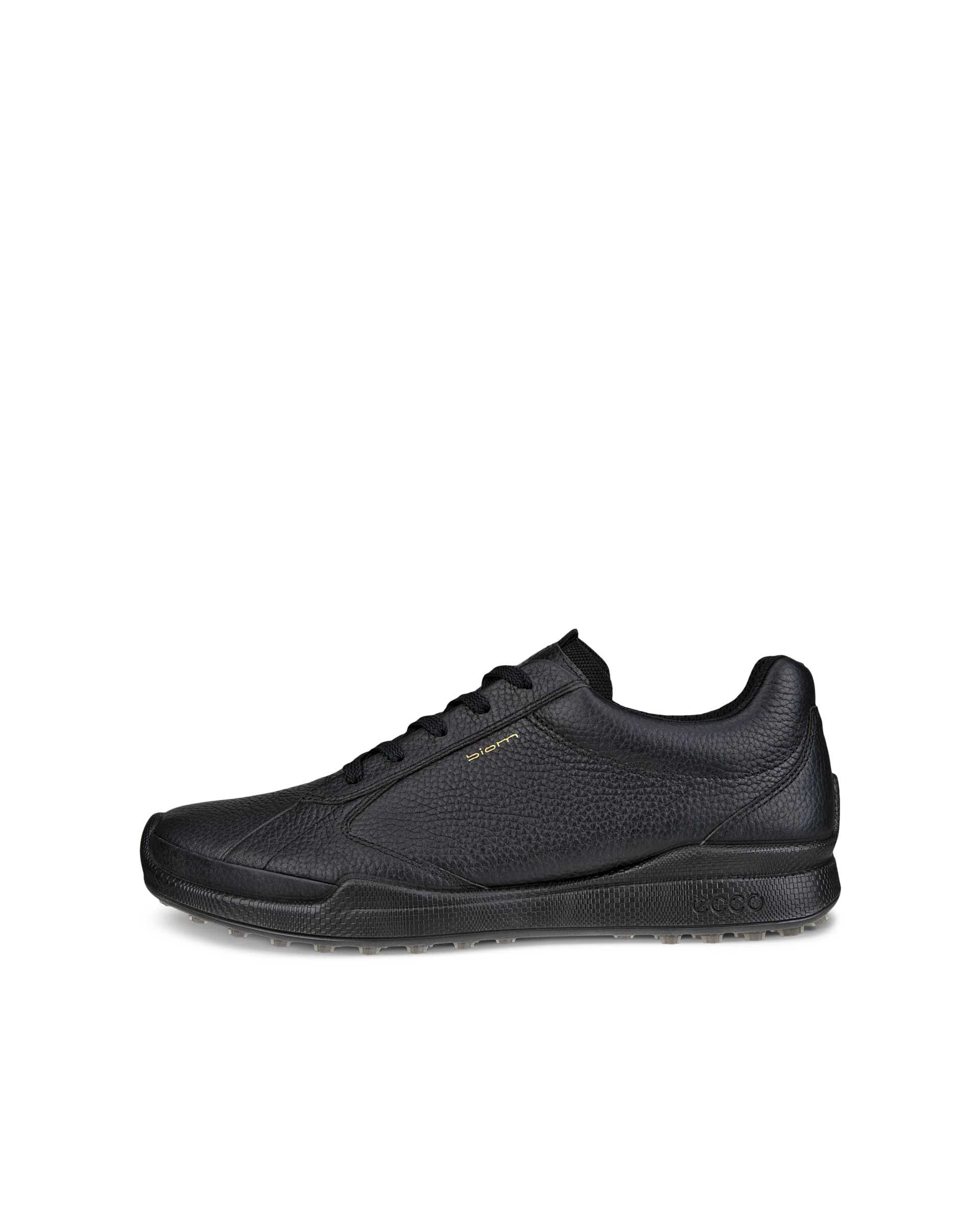 ECCO Golf BIOM Hybrid メンズ レザーゴルフシューズ - ブラック - Outside