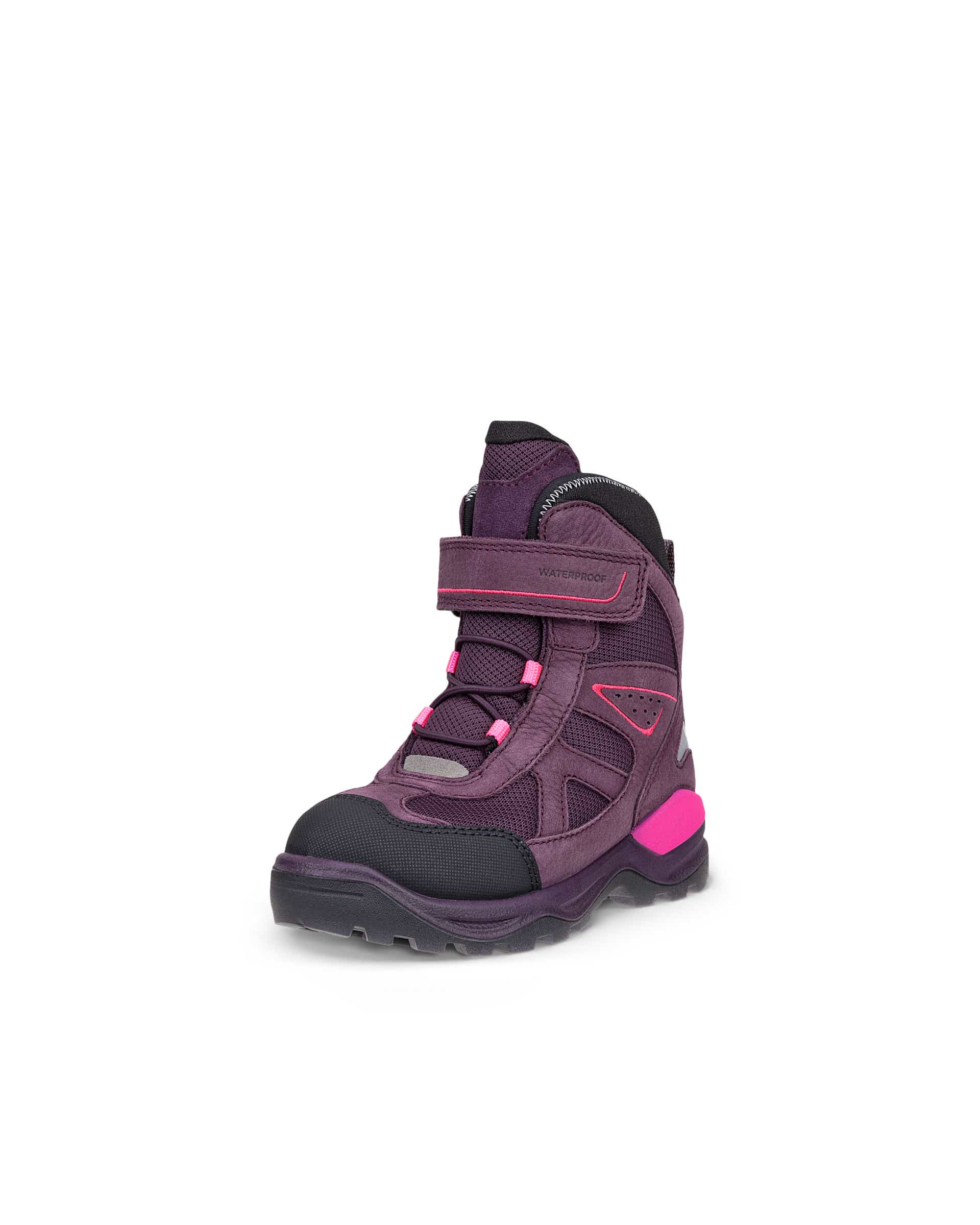 ECCO® SNOW MOUNTAIN Kinder Wasserdichte Winterstiefel aus Nubukleder - Lila - Main