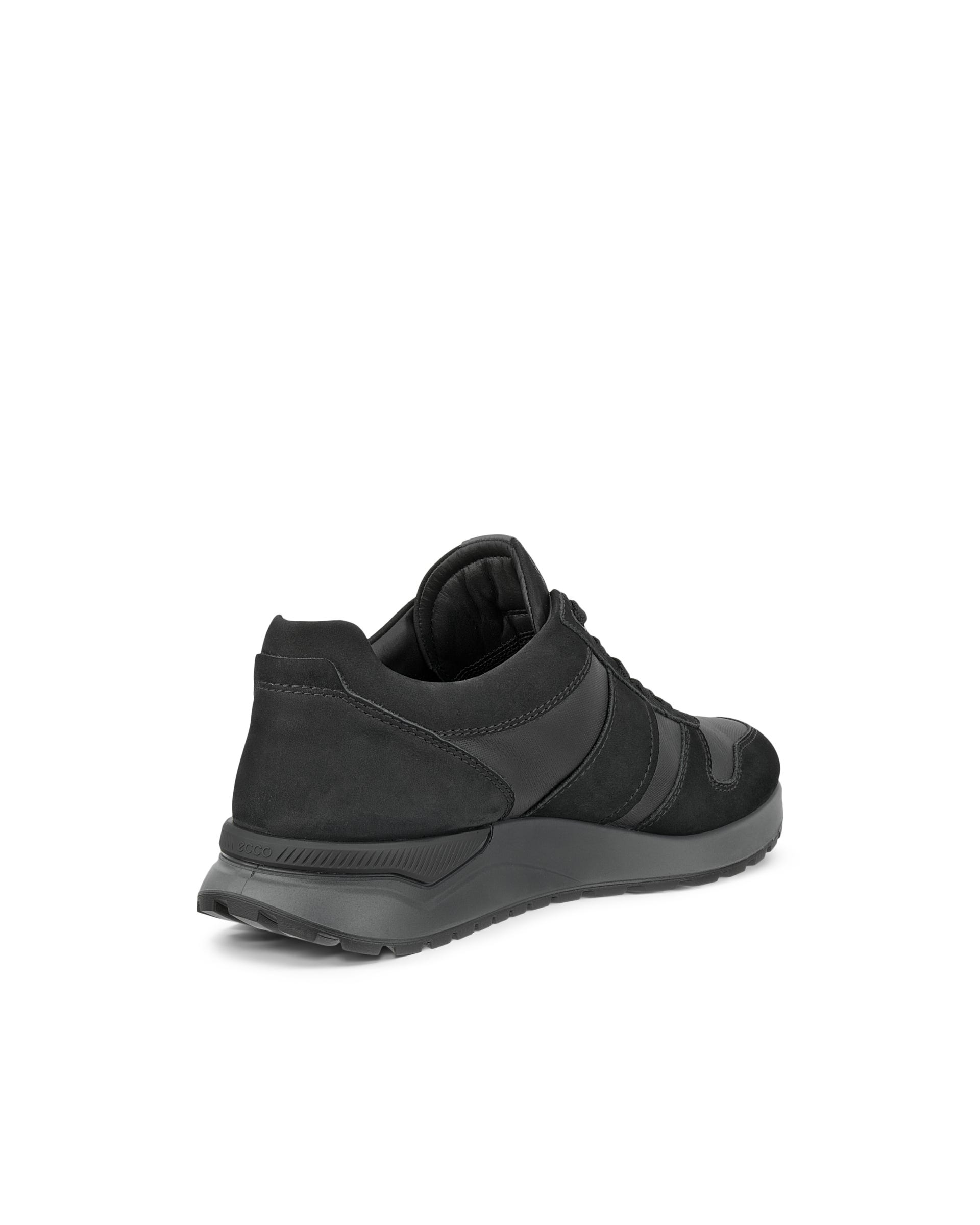 Men's ECCO® ASTIR NEO Leather Sneaker - Black - Outside