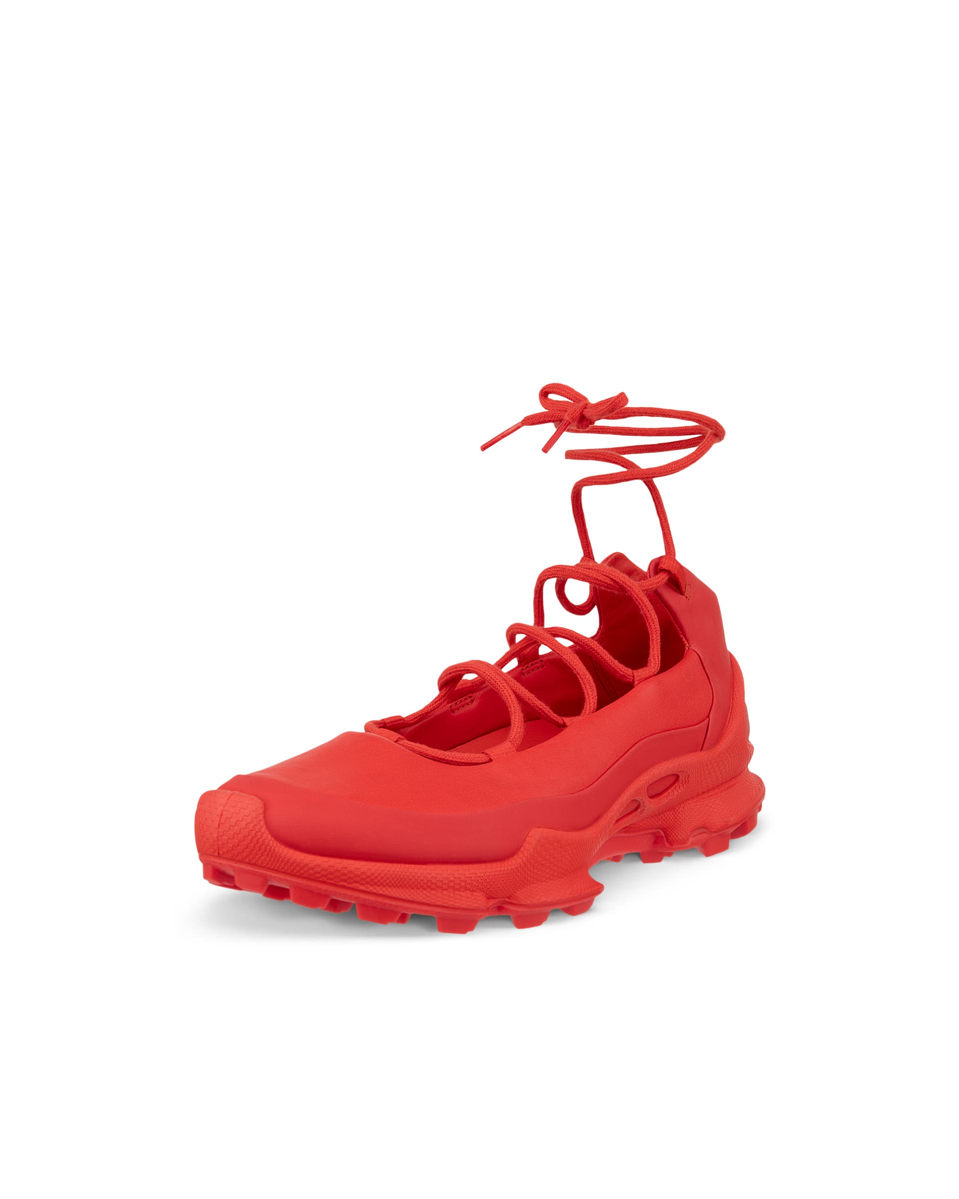 ECCO BIOM C Trail ウィメンズ レザースニーカー - レッド - Main