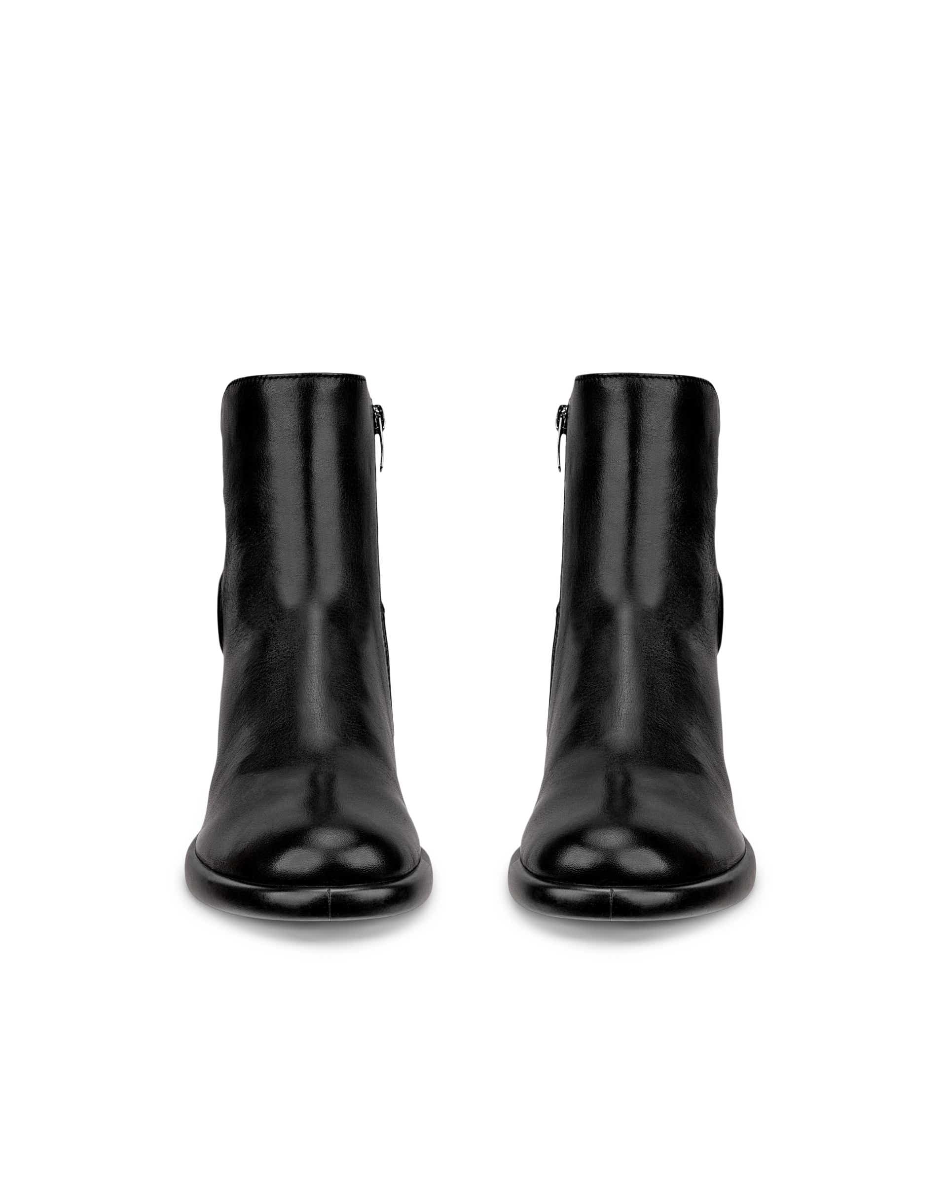 Women's ECCO® Sculpted LX 35 Leather Ankle Boot - Black - Front pair