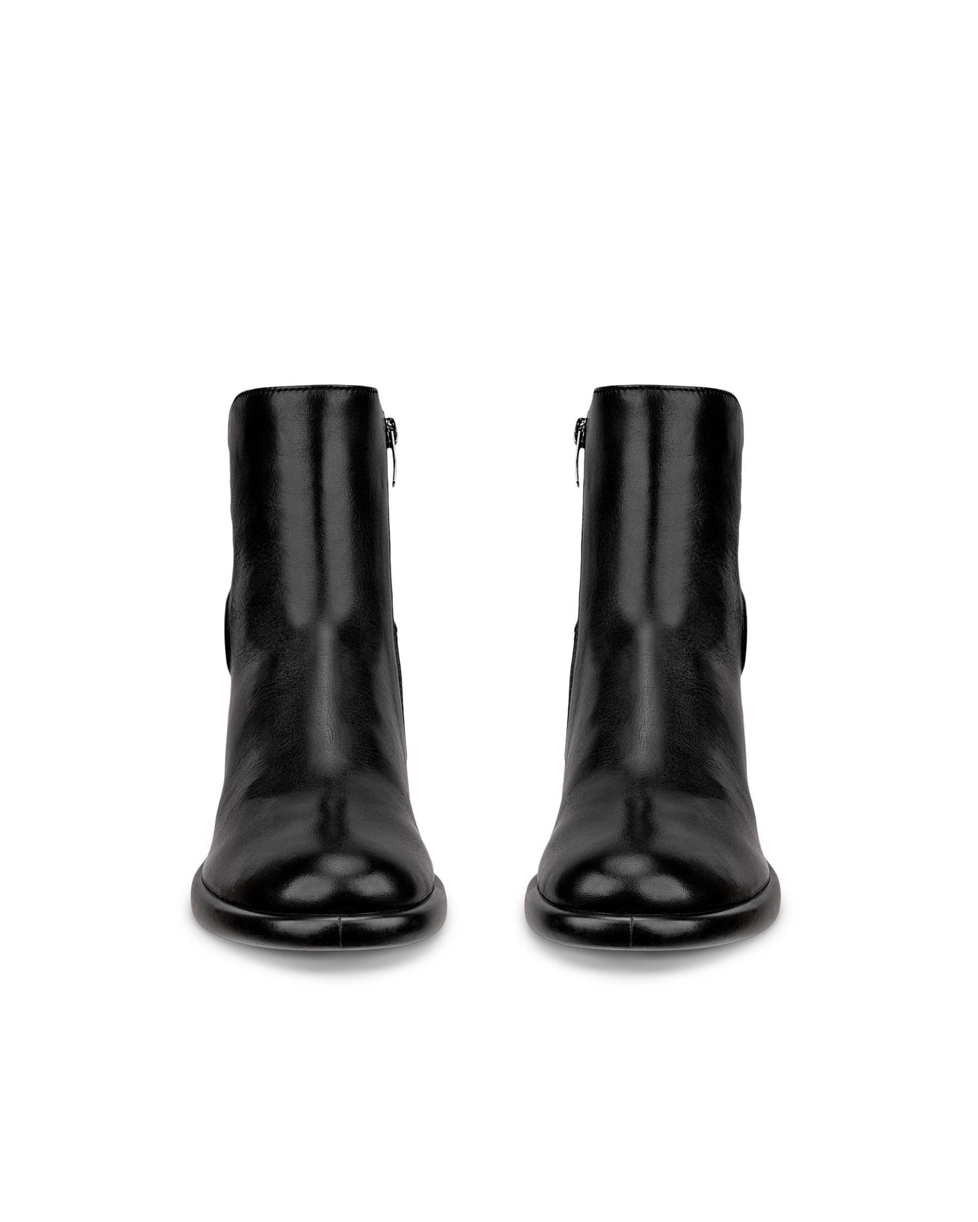 Women's ECCO® Sculpted LX 35 Leather Ankle Boot - Black - Front pair