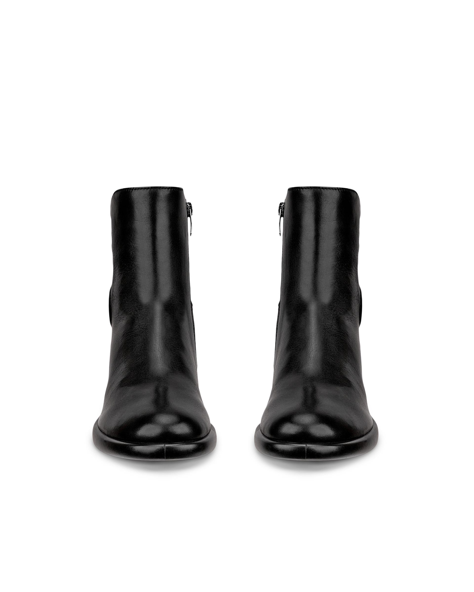 Women's ECCO® Sculpted LX 35 Leather Ankle Boot - Black - Front pair