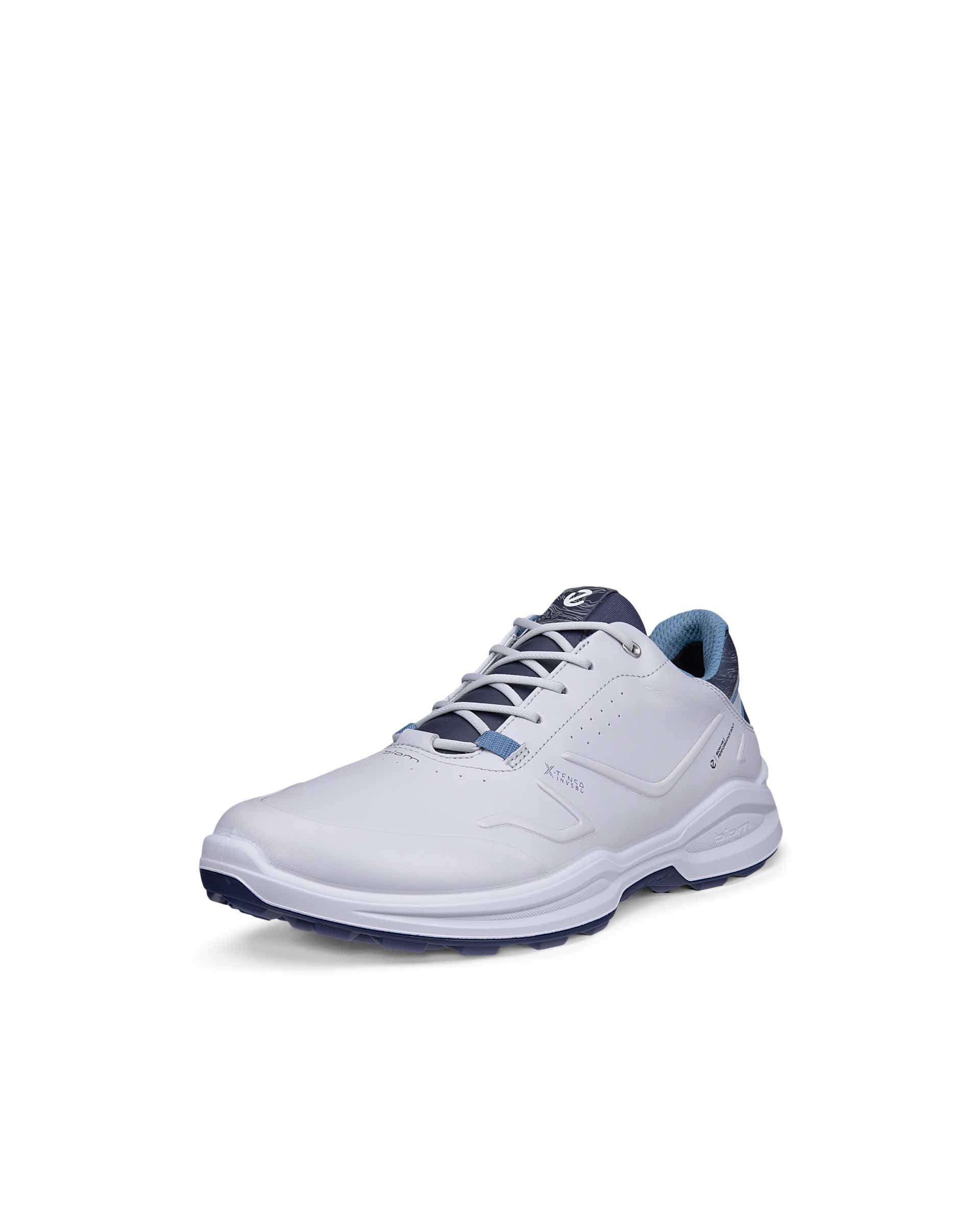 Men's ECCO® Golf Biom H6 Leather Waterproof Golf Shoe - Gray - Main