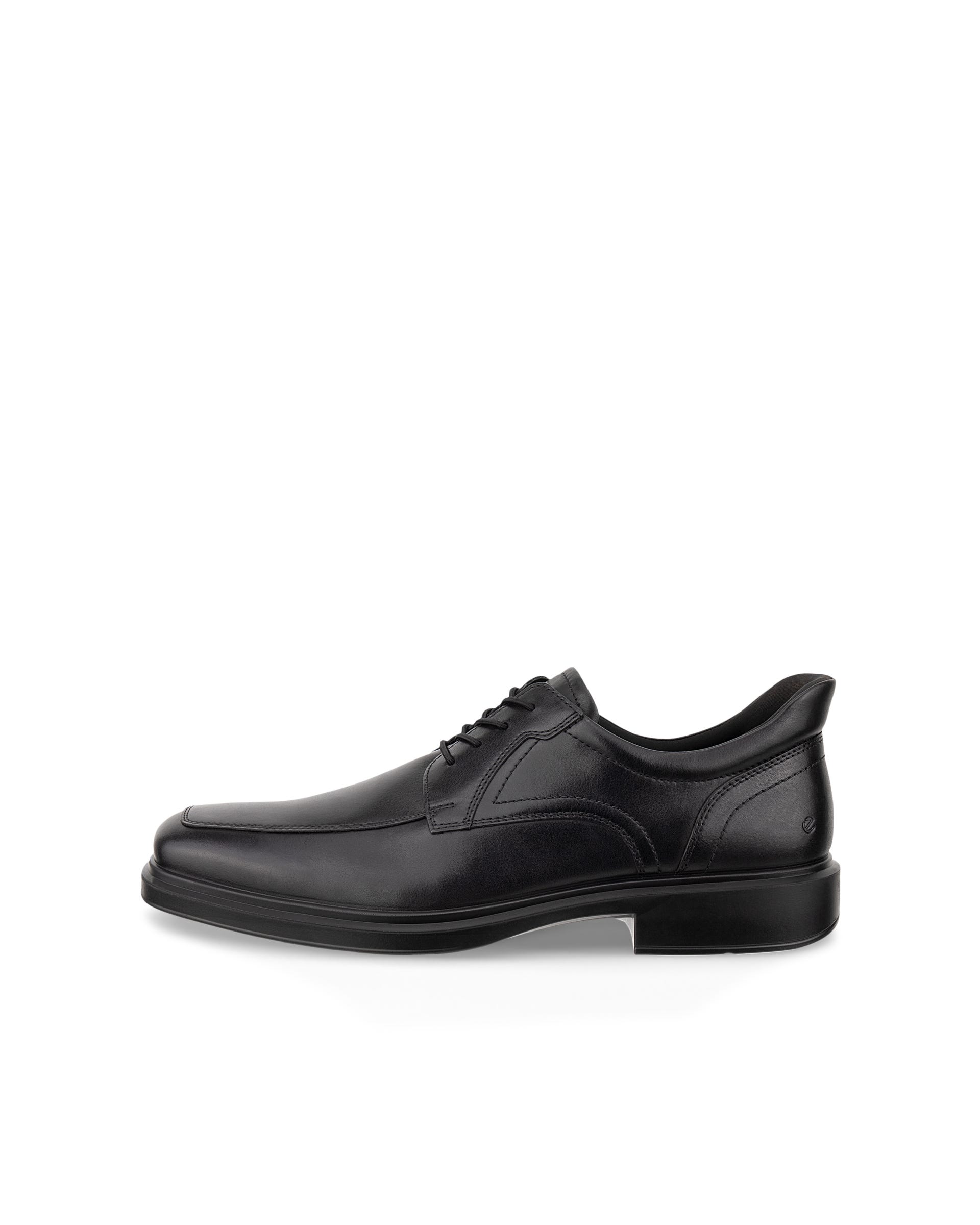 Chaussure derby à enfiler en cuir ECCO® Helsinki 2 avec bout renforcé pour homme - Noir - Outside
