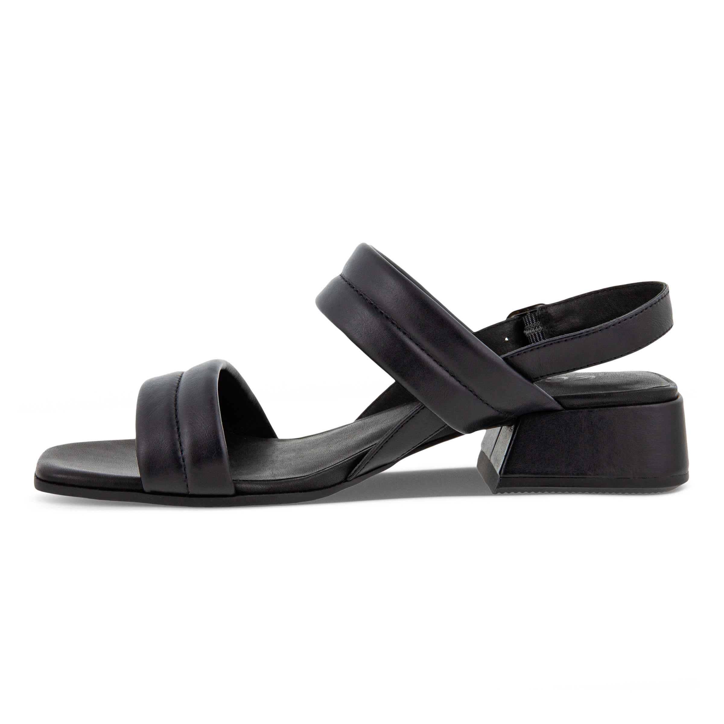 ECCO Women's Elevate Sandals - Black - Inside