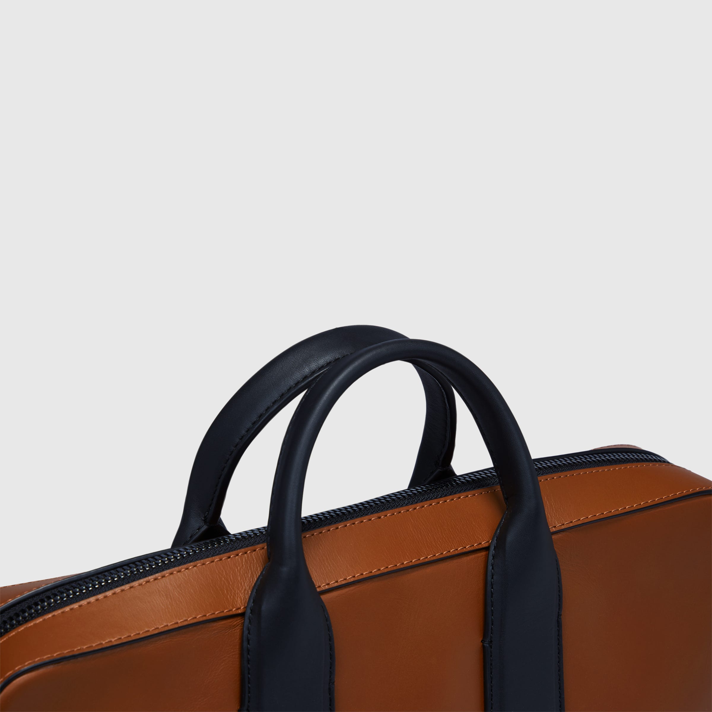 ECCO® City Leather Laptop Bag - Brown - Detail-1