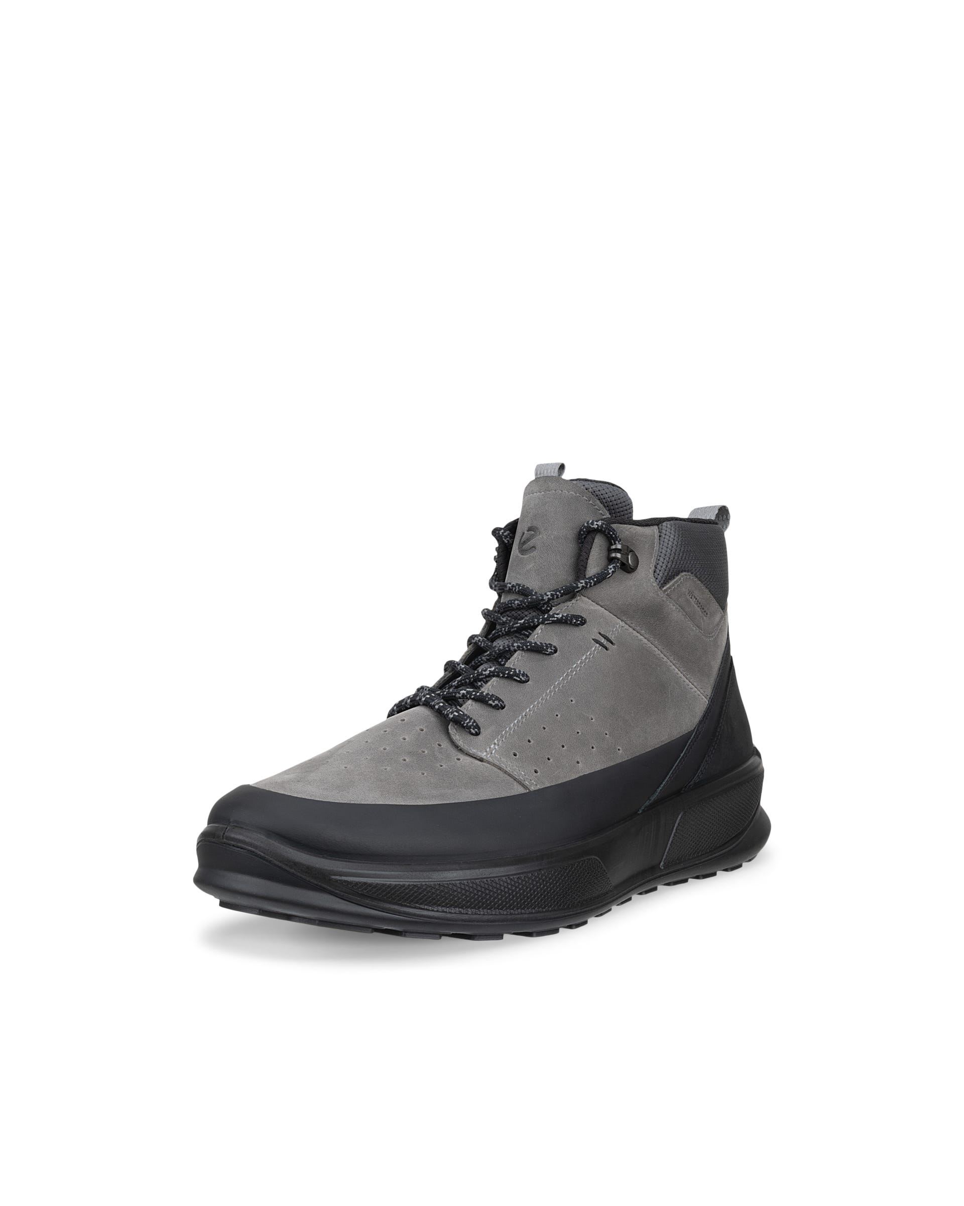 Men's ECCO® Byway 2.0 Leather Waterproof Boot - Grey - Outside
