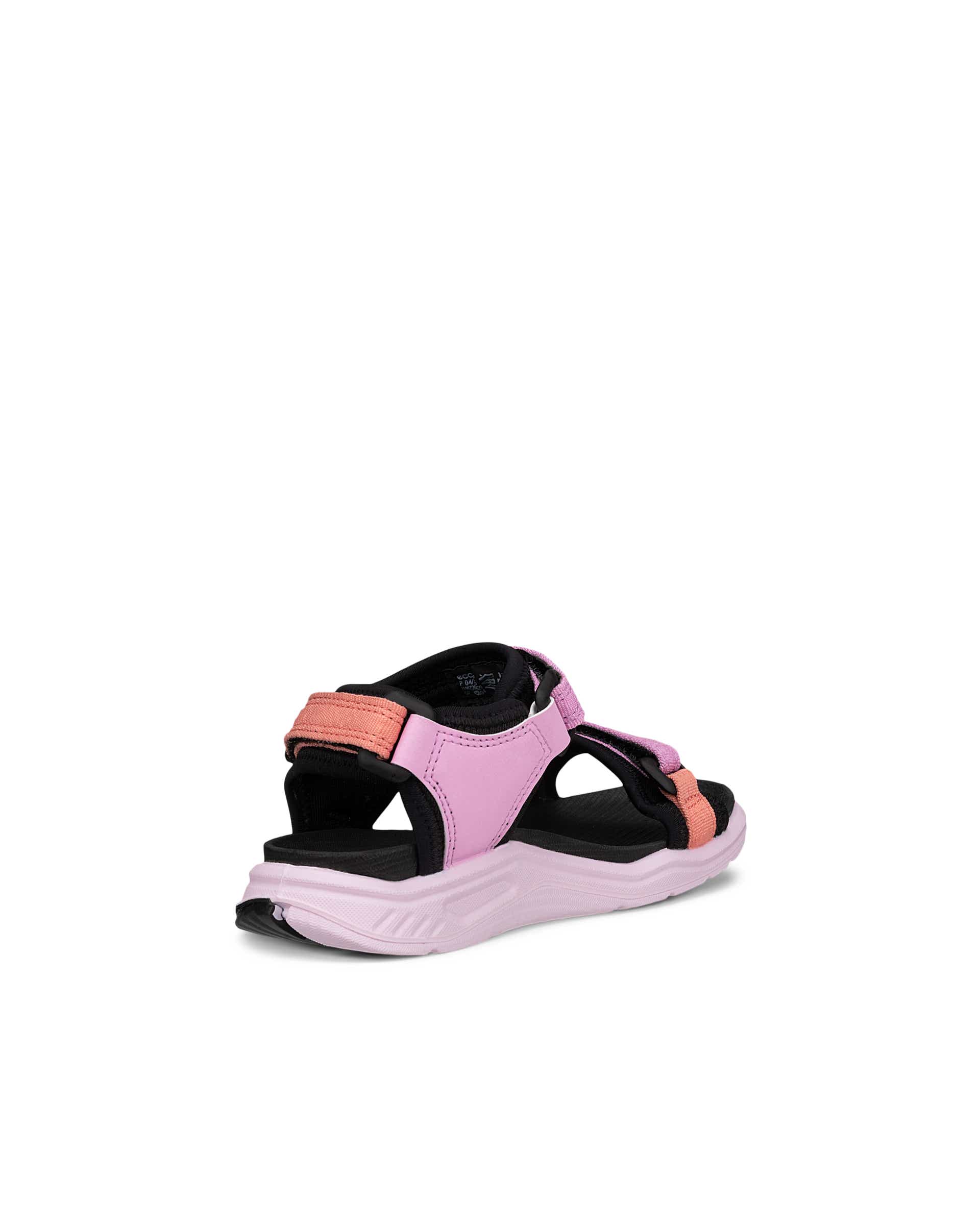 Dziecięce tekstylne sandały ECCO® X-TRINSIC - Różowy - Back