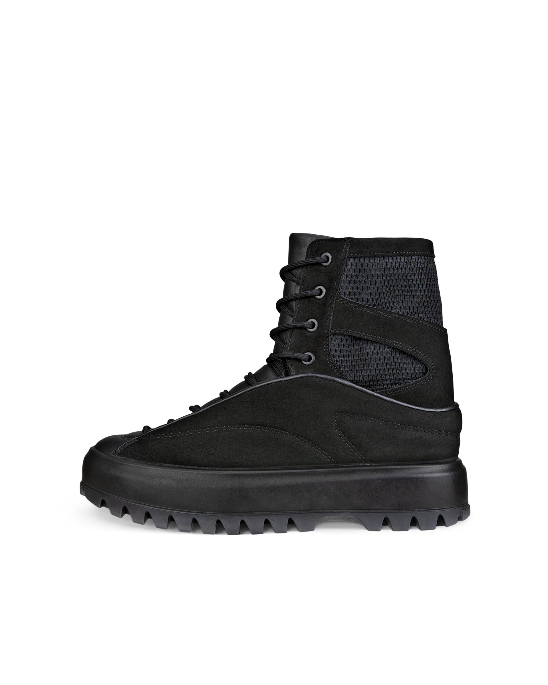 ECCO Street Ace RAL7000 ウィメンズ ヌバックブーツ - ブラック - Outside