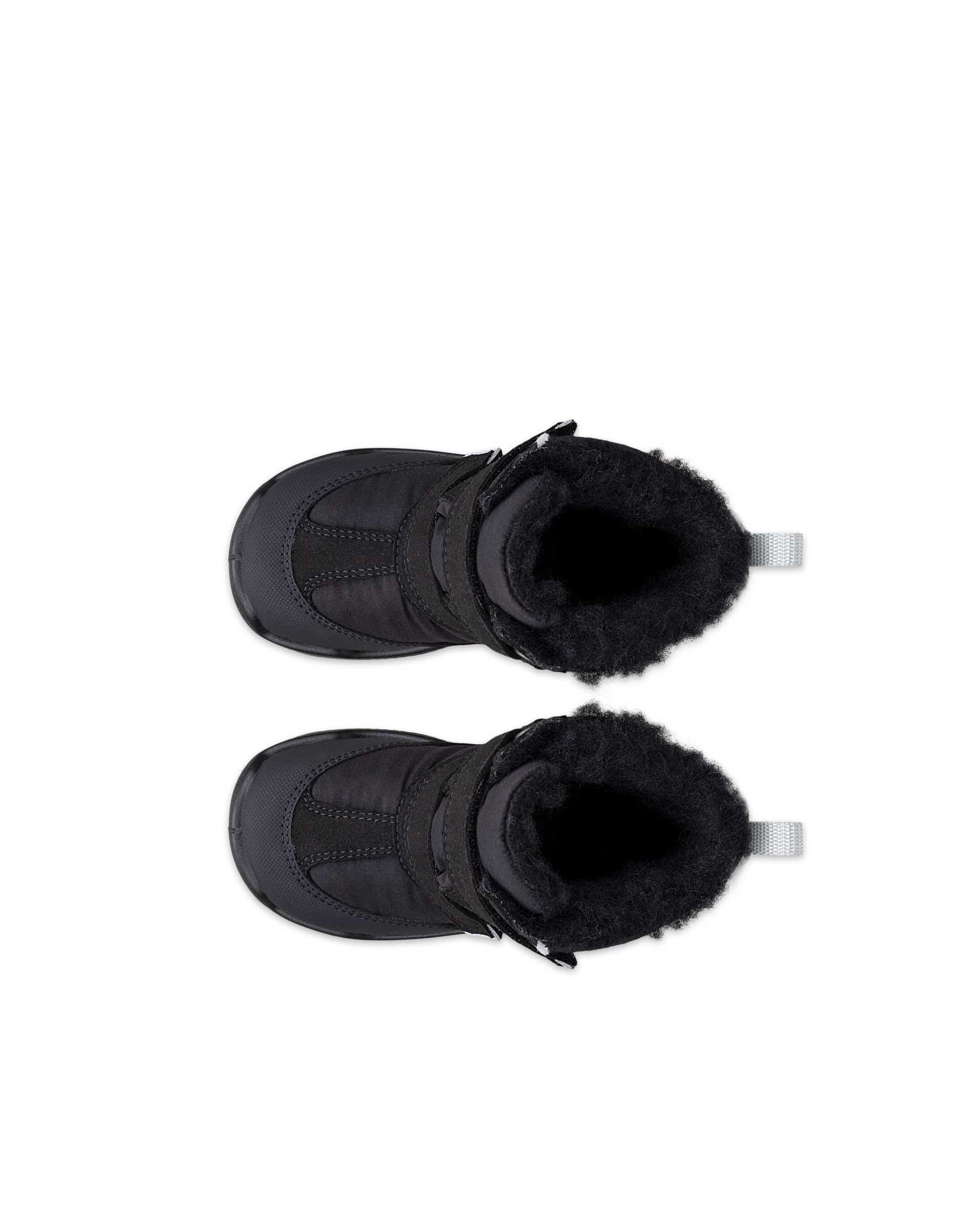 Botas impermeáveis inverno têxtil criança ECCO® URBAN MINI - Preto - Top left pair