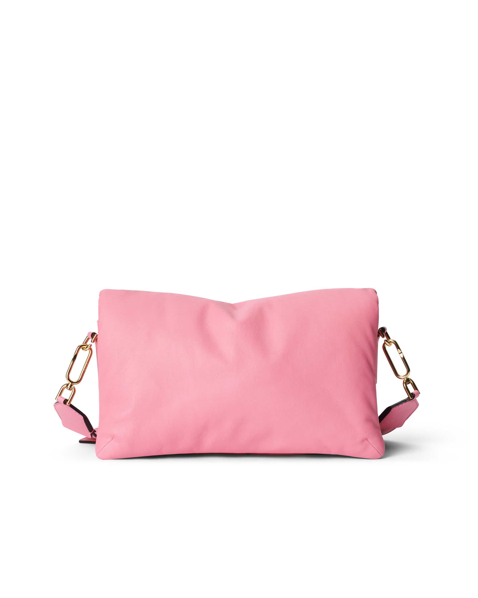ECCO® Pinch Soft Large Leather Crossbody Bag - Pink - Back