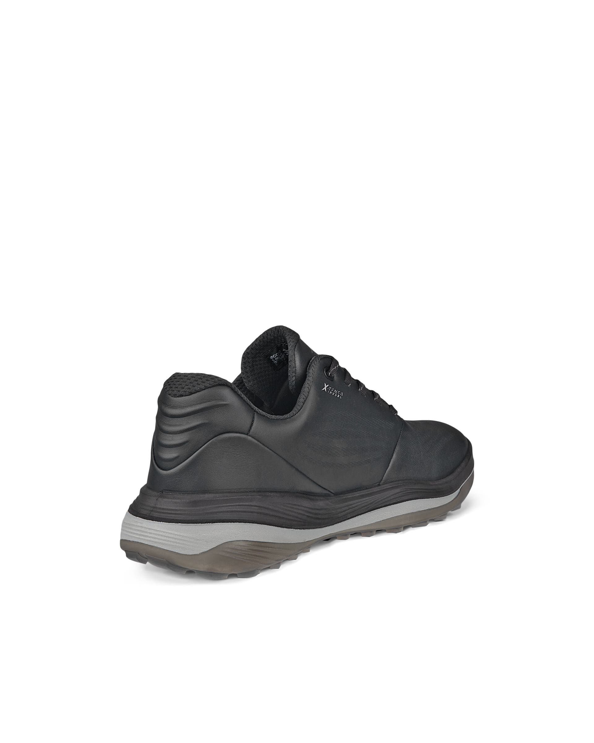 Ladies ECCO® Golf LT1 Leather Waterproof Shoe - Black - Back