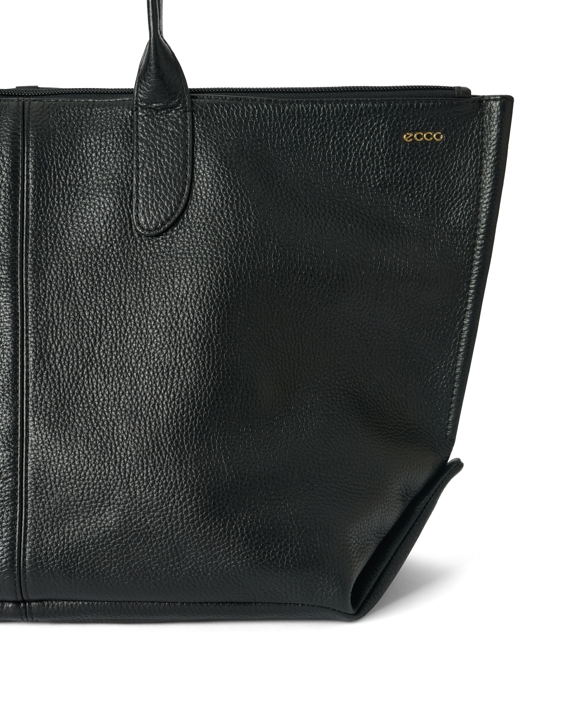 ECCO® Tote leren shopper - Zwart - Detail-2