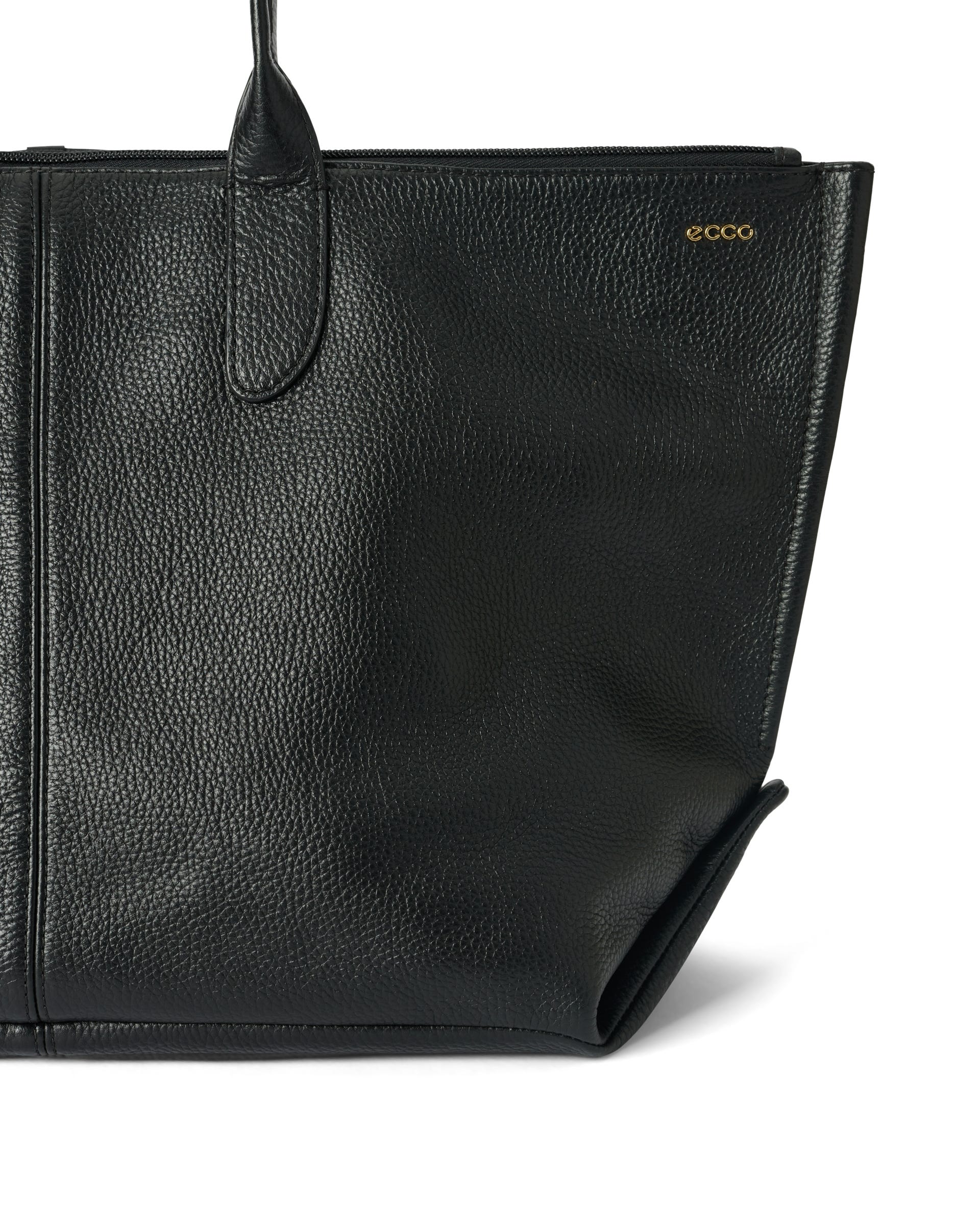Skórzana torba shopper ECCO® Tote - Czarny - Detail-2