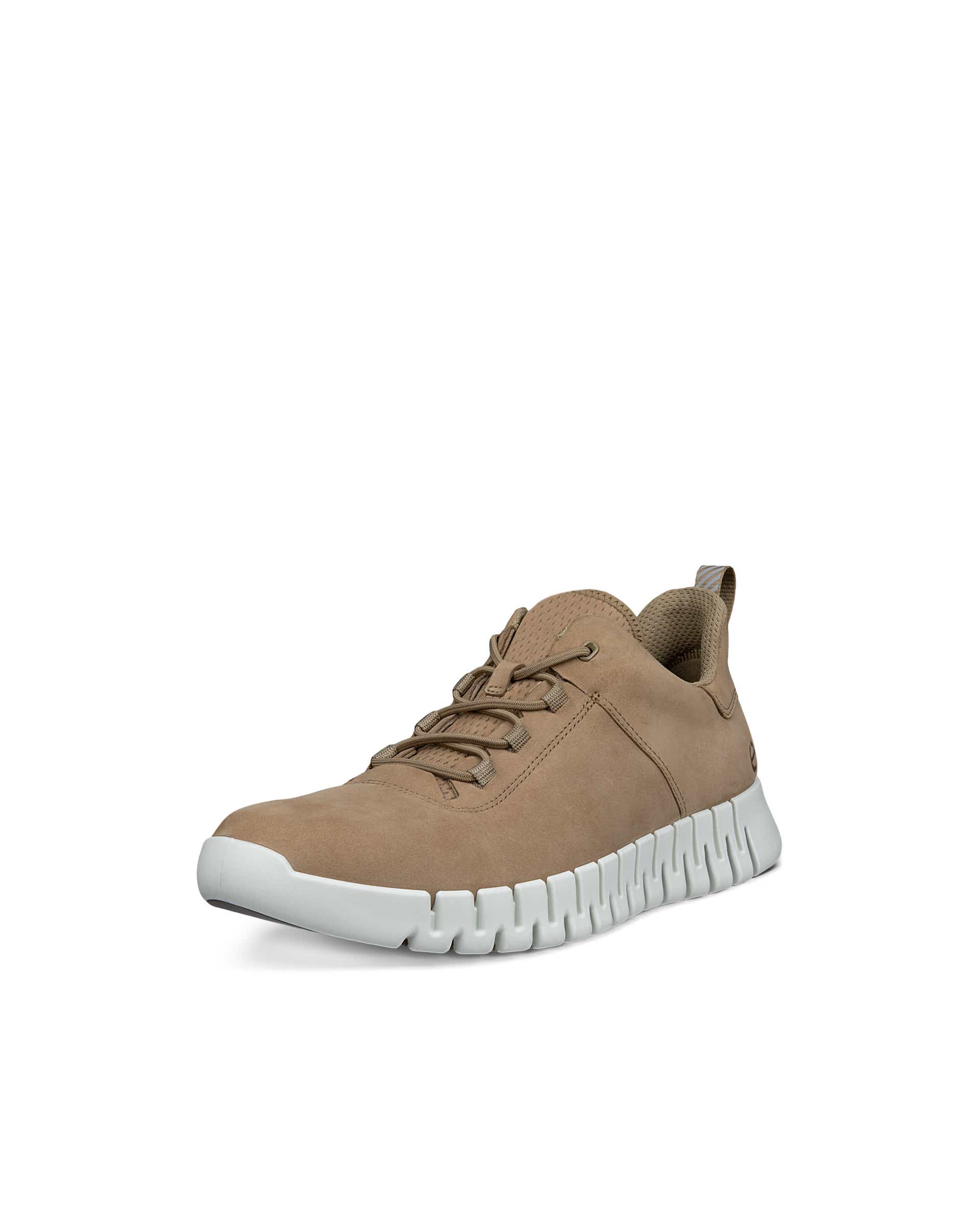 ECCO® GRUUV heren nubuck sneaker - Bruin - Main