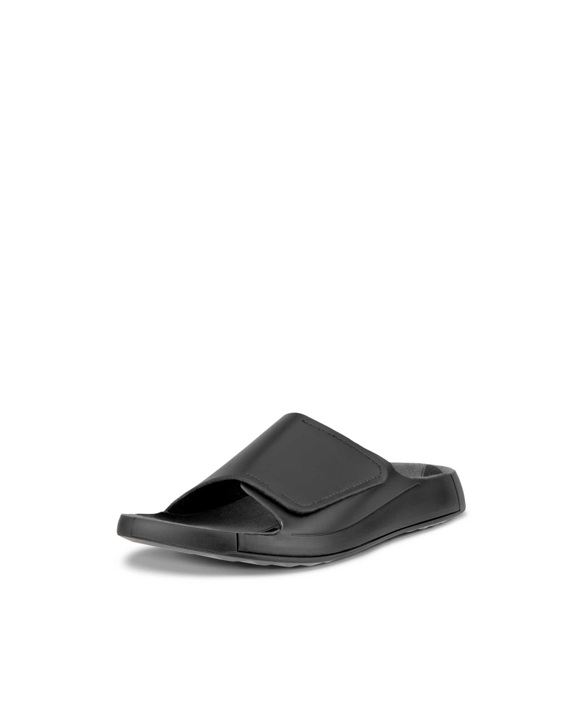 ECCO® Cozmo sandale en cuir pour homme - Noir - Main