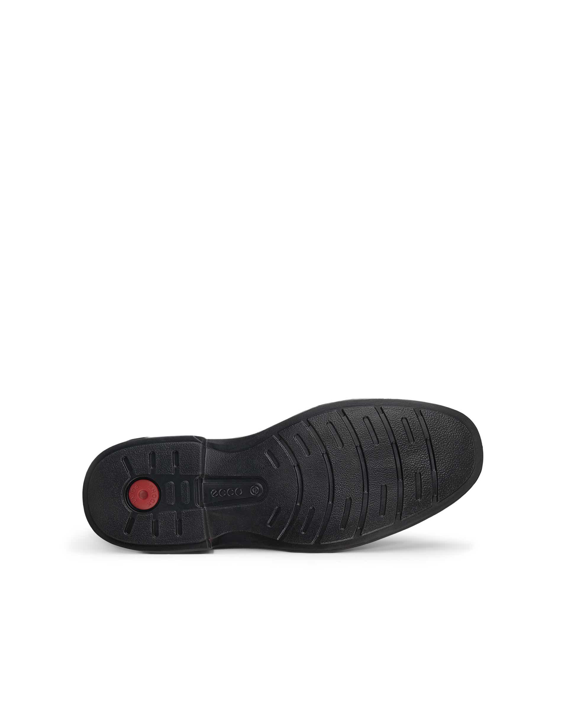 Men's ECCO® Holton Leather Slip-On Shoe - Black - Sole