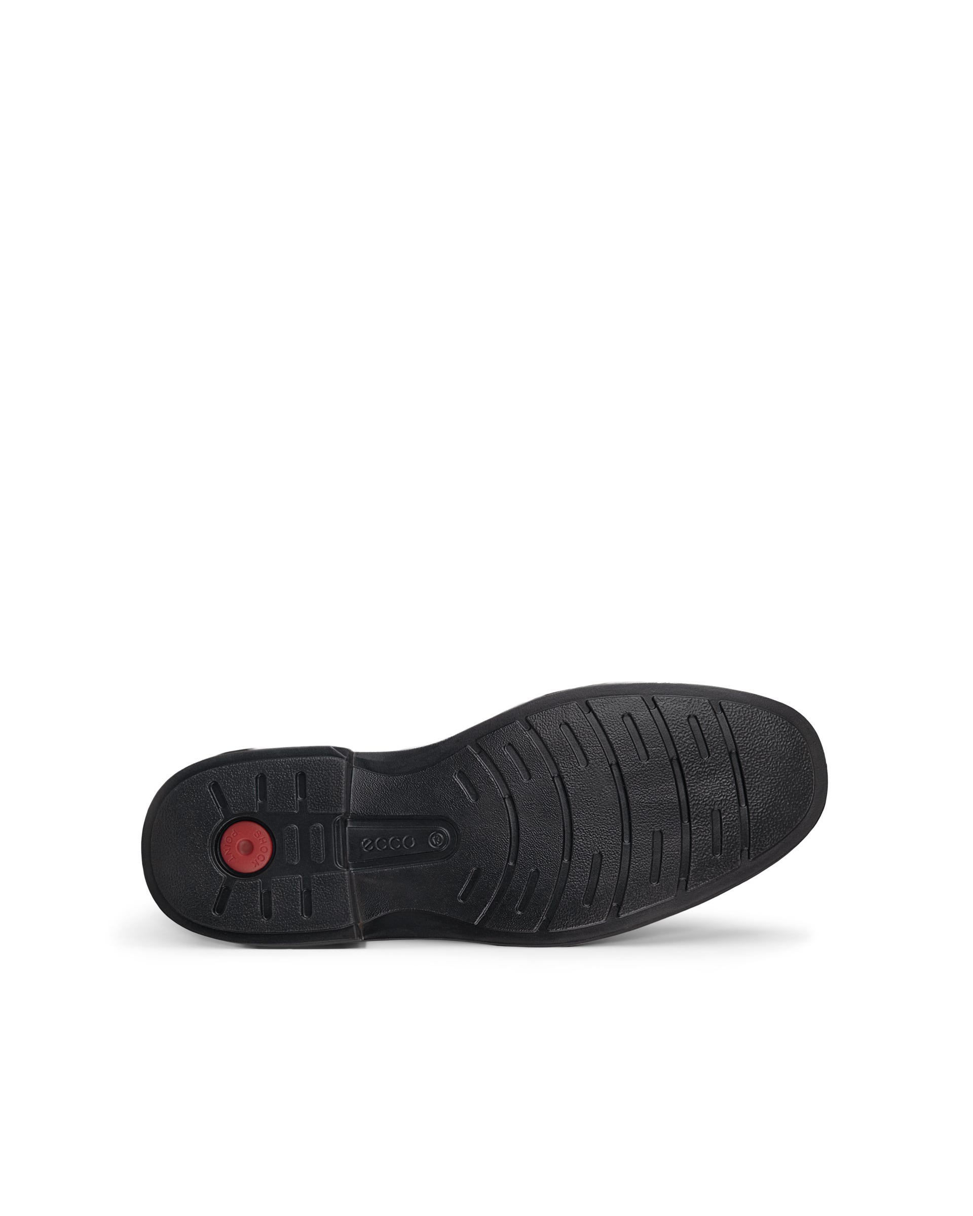 Men's ECCO® Holton Leather Slip-On Shoe - Black - Sole