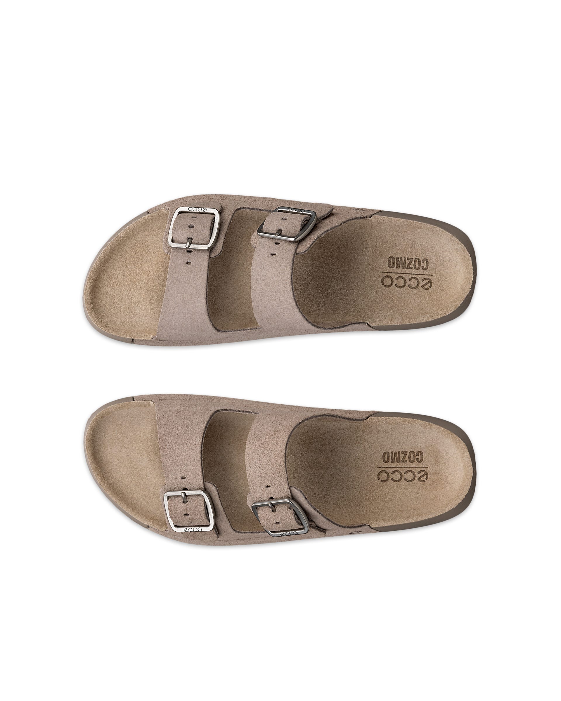 Women's ECCO® Cozmo Suede Two Strap Sandal