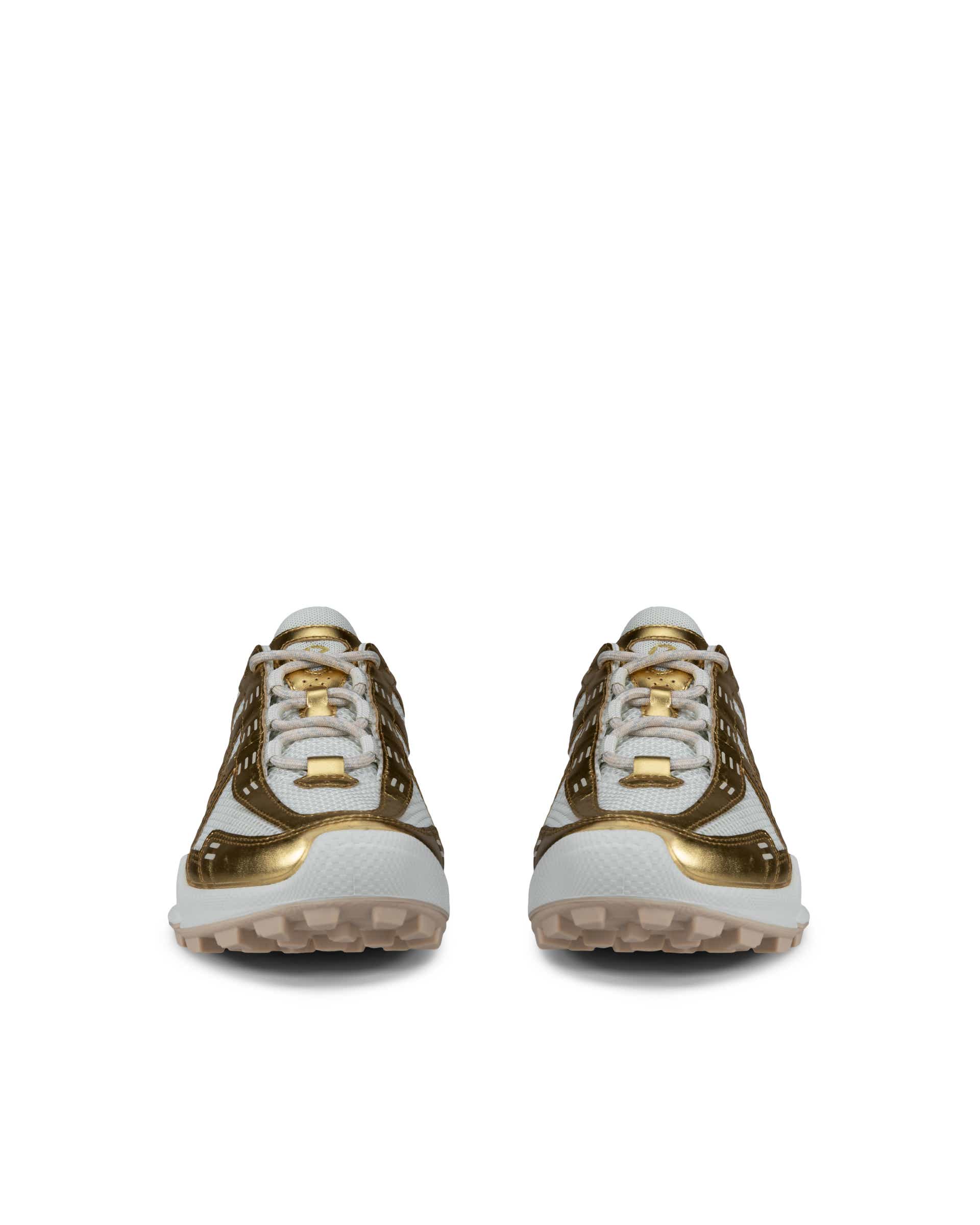 ECCO® Biom C-Trail Damen Outdoor-Schuhe aus Leder  - Gelb - Front pair