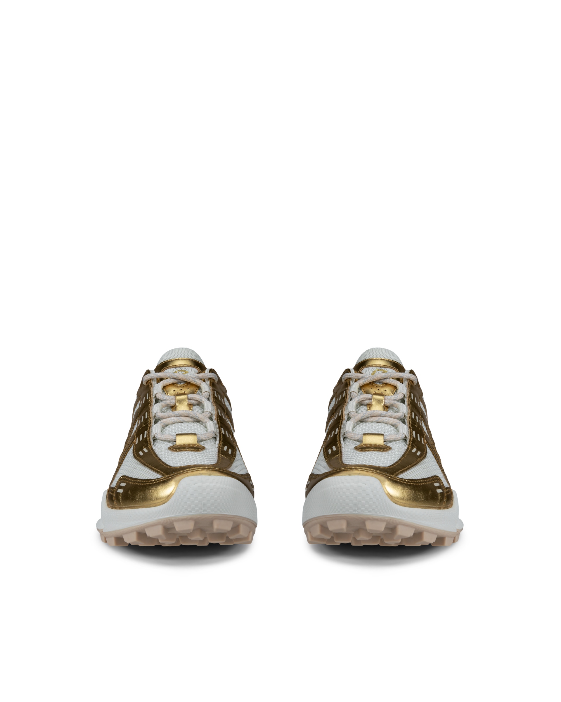 ECCO® Biom C-Trail Damen Outdoor-Schuhe aus Leder  - Gelb - Front pair