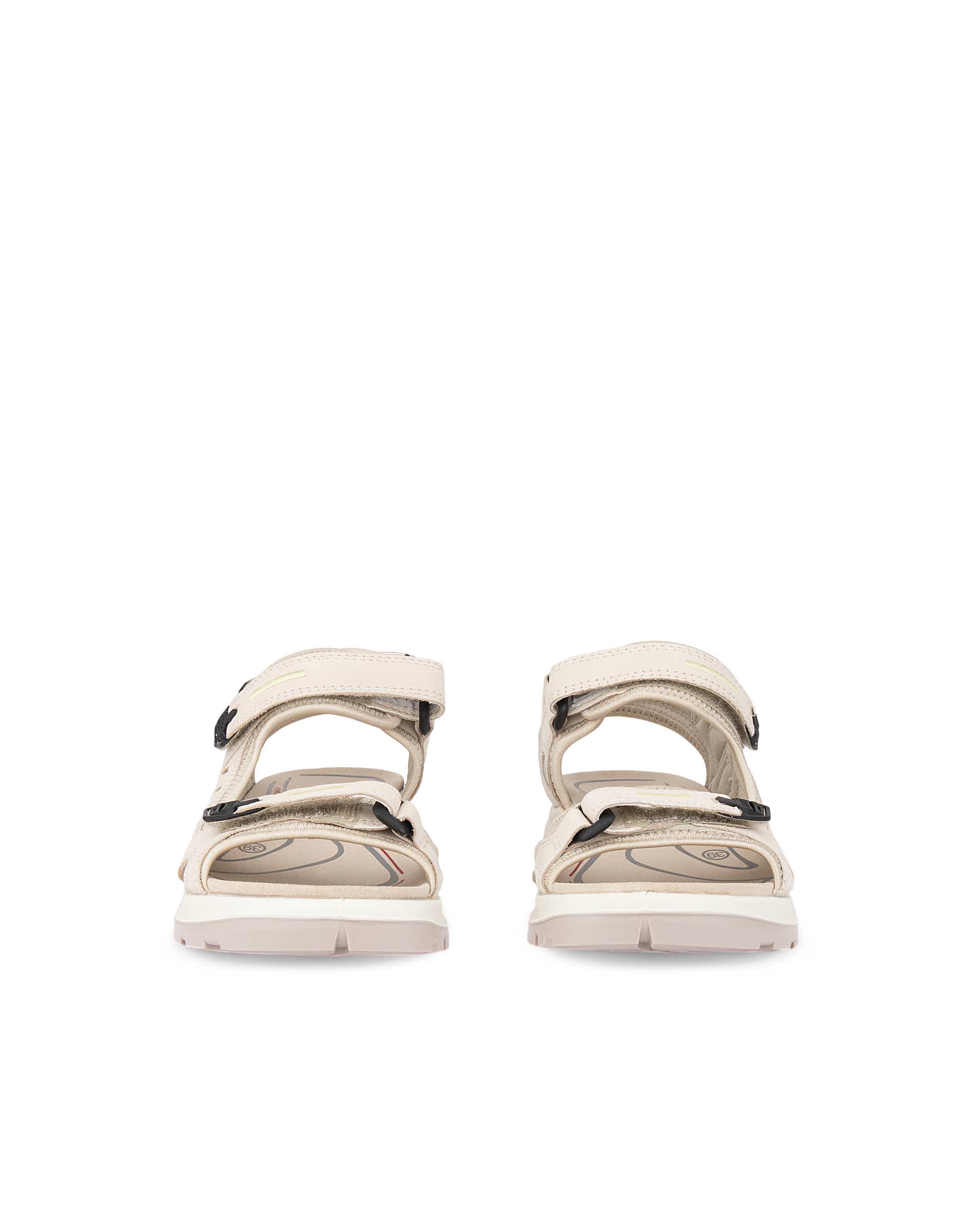 Dámské nubukové outdoorové sandály ECCO® Offroad Yucatan - Béžová - Front pair