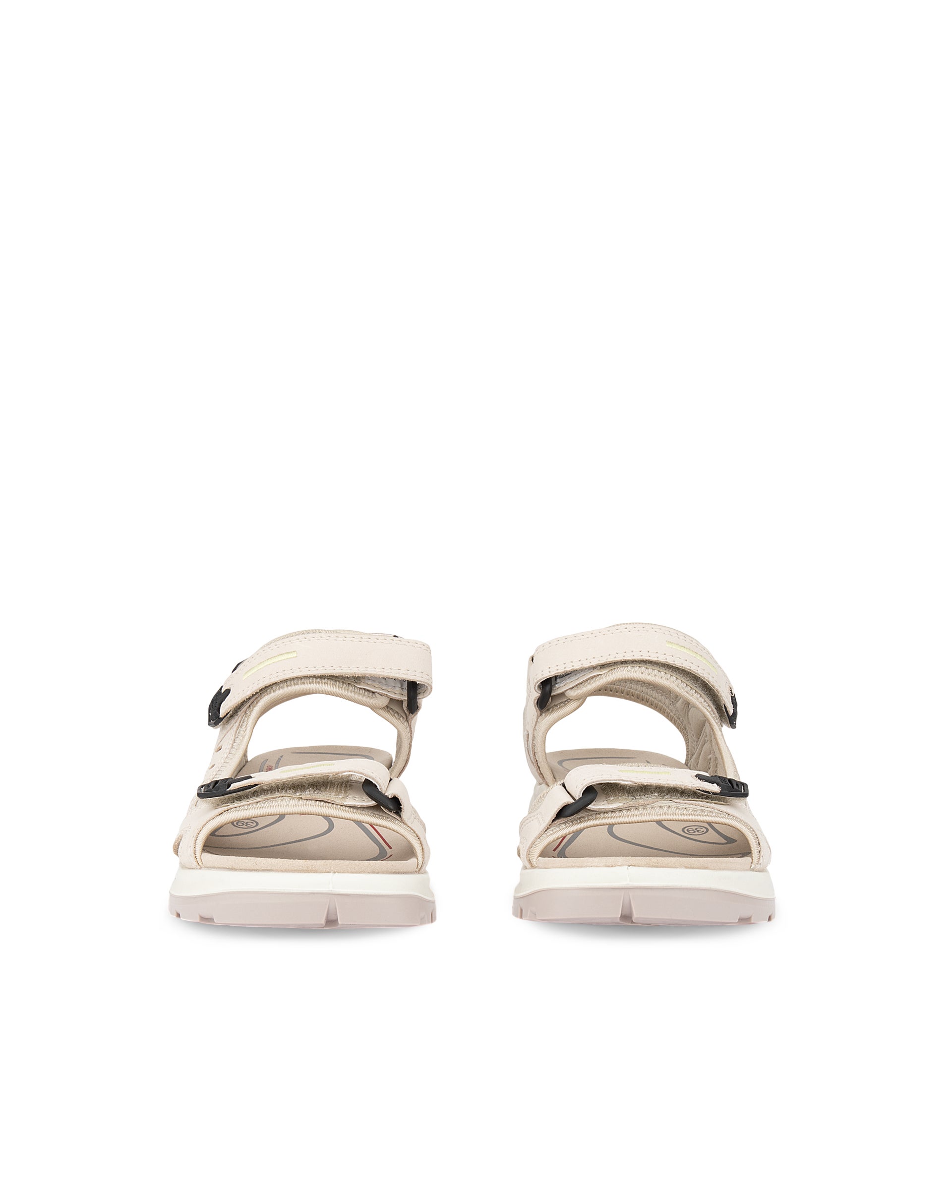 Ženski pohodniški sandal iz nubuka ECCO® Offroad Yucatan - Bež - Front pair