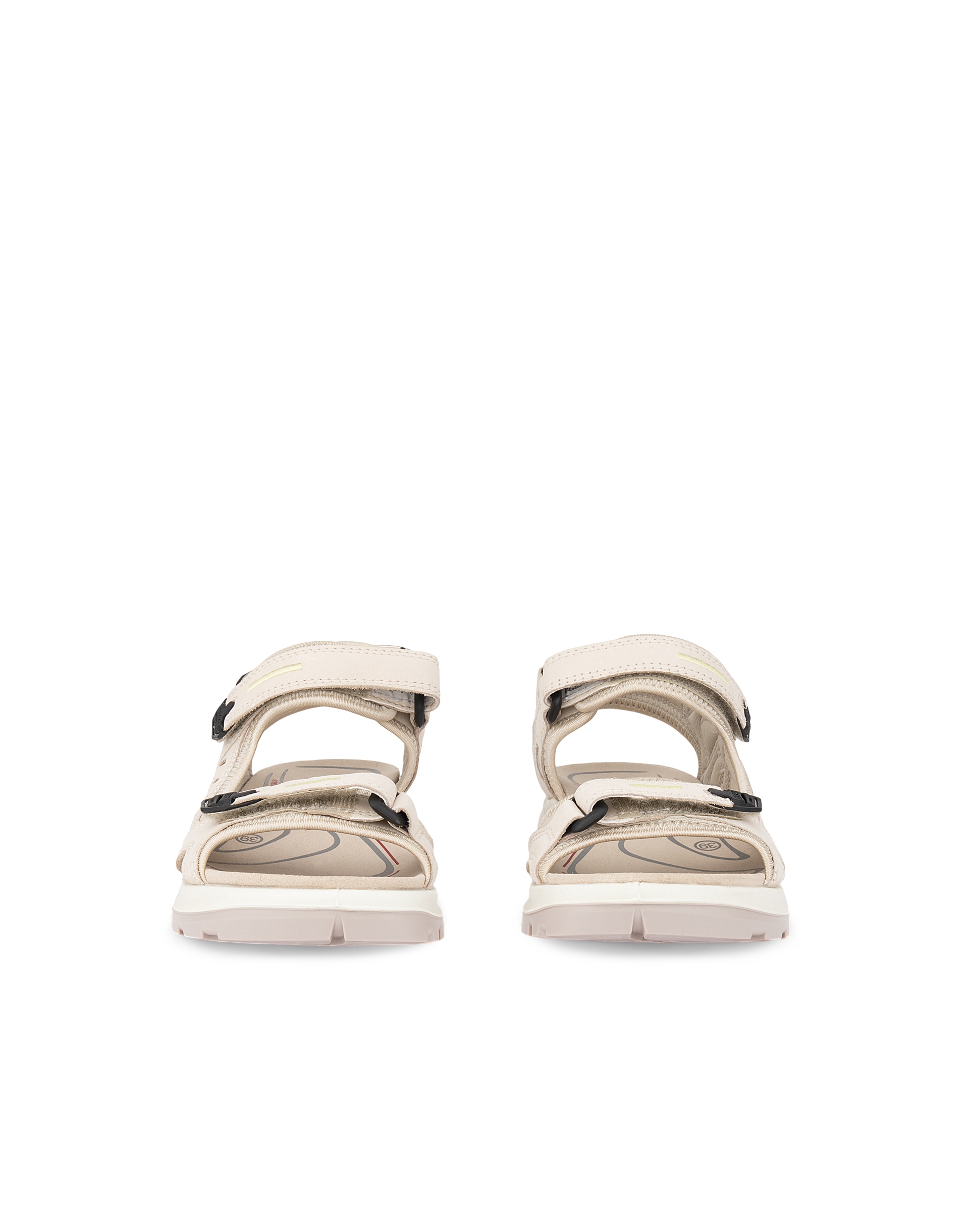 Dámské nubukové outdoorové sandály ECCO® Offroad Yucatan - Béžová - Front pair