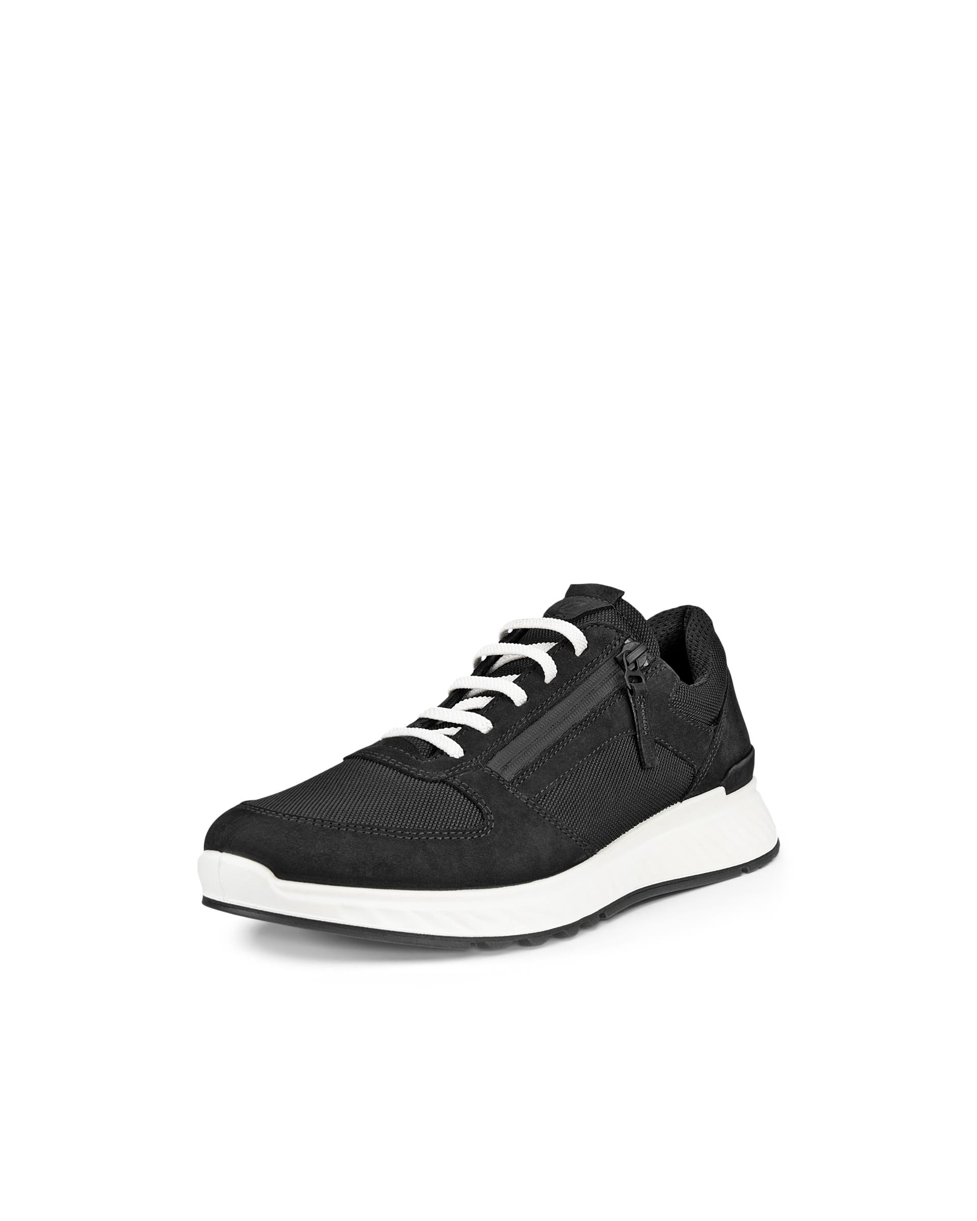 ECCO® Exostride baskets de plein air en nubuck pour femme - Noir - Main