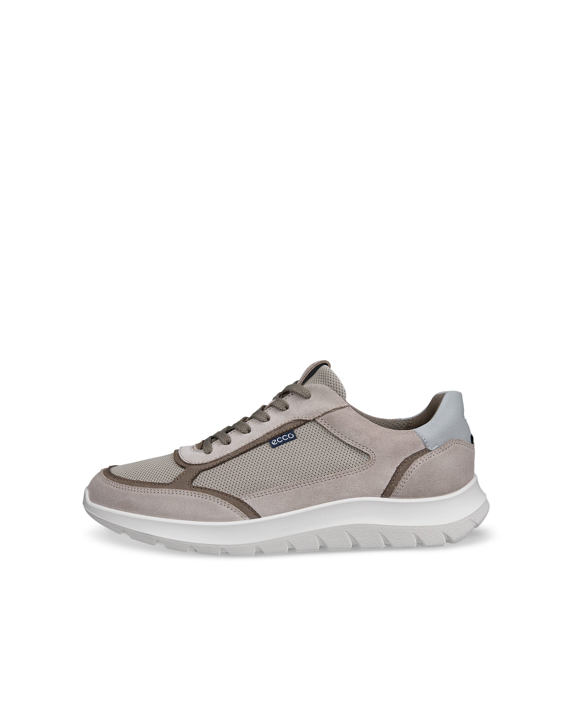 ECCO® CITY STRIDE sneakers i læder til herrer - Grå - Outside