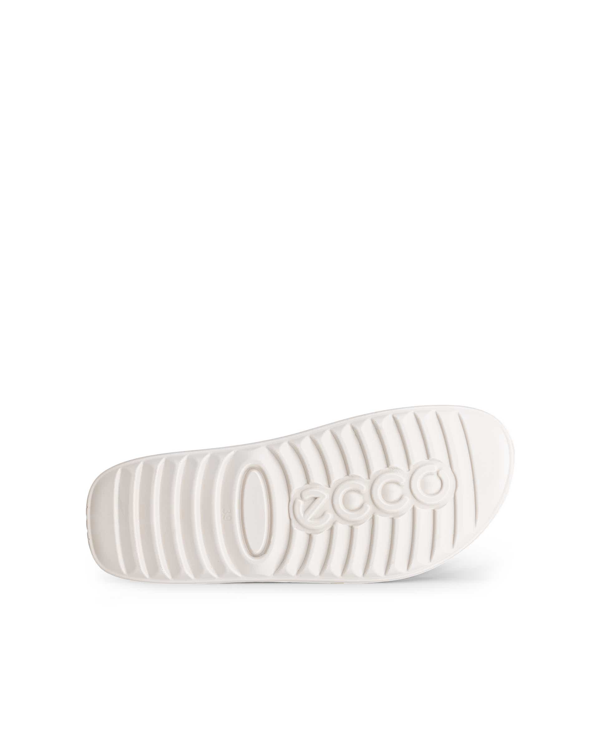 Women's ECCO® Cozmo Leather Two Strap Sandal - Gold - Sole